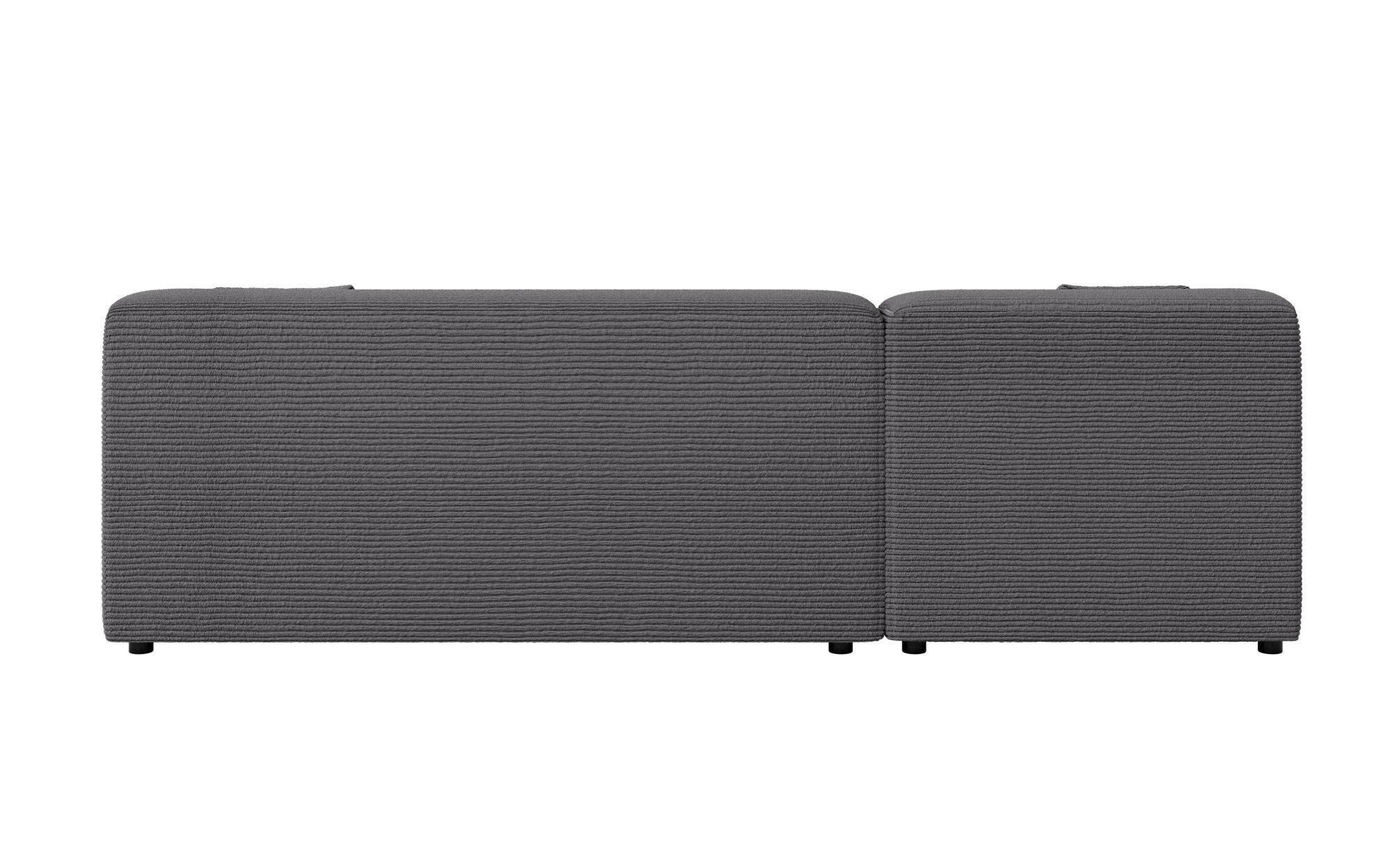 Home affaire Ecksofa »LILLIANA Designsofa, L-Form mit Recamiere rechts/links bestellbar« L-Form mit Wellenunterfederung, Maße B/T/H: 256/160/76 cm