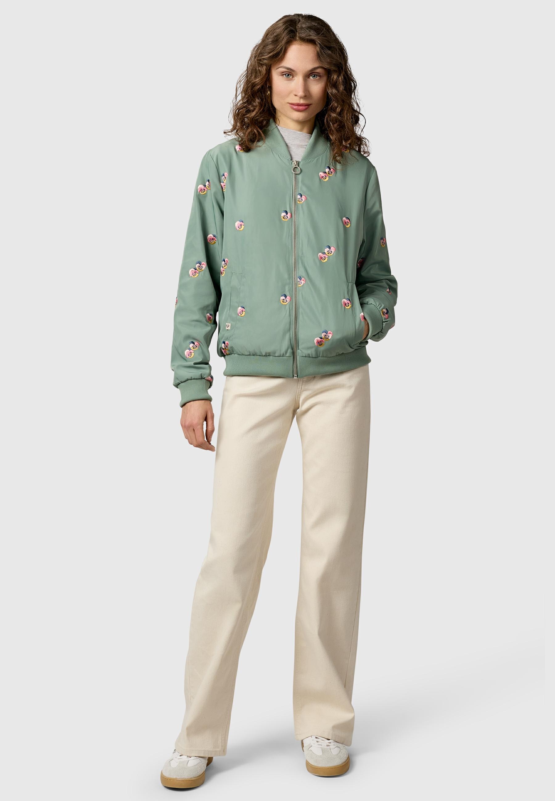 Ragwear Outdoorjacke »Outdoorjacke Lunara YOUMODO« ohne Kapuze Leichte Übergangsjacke mit Bomberkragen