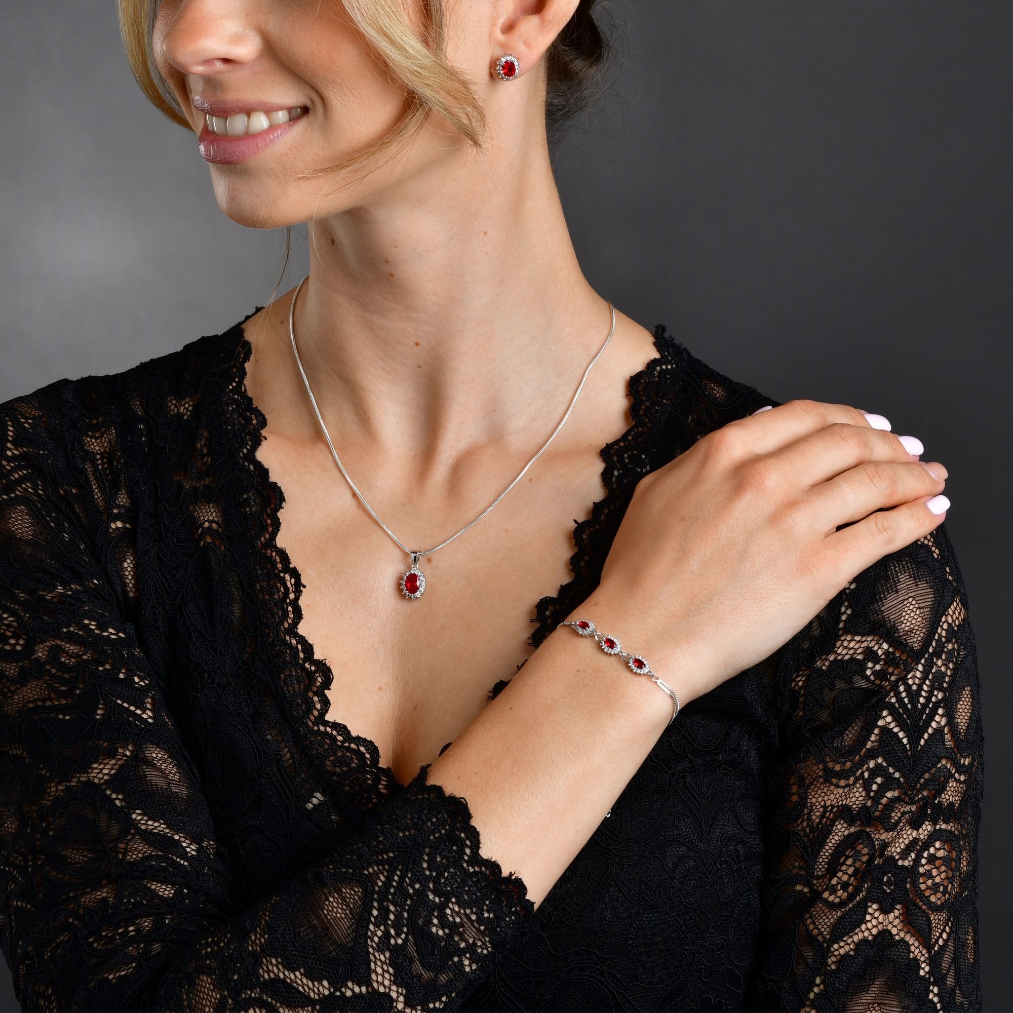 Adelia´s Kettenanhänger »Damen Anhänger aus 925 Silber mit Zirkonia«