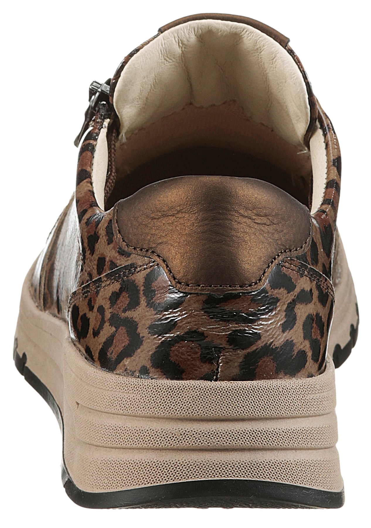 Waldläufer Keilsneaker »H-APRIL«  Bequemschuh, Halbschuh, Schnürschuh im Leo-Look