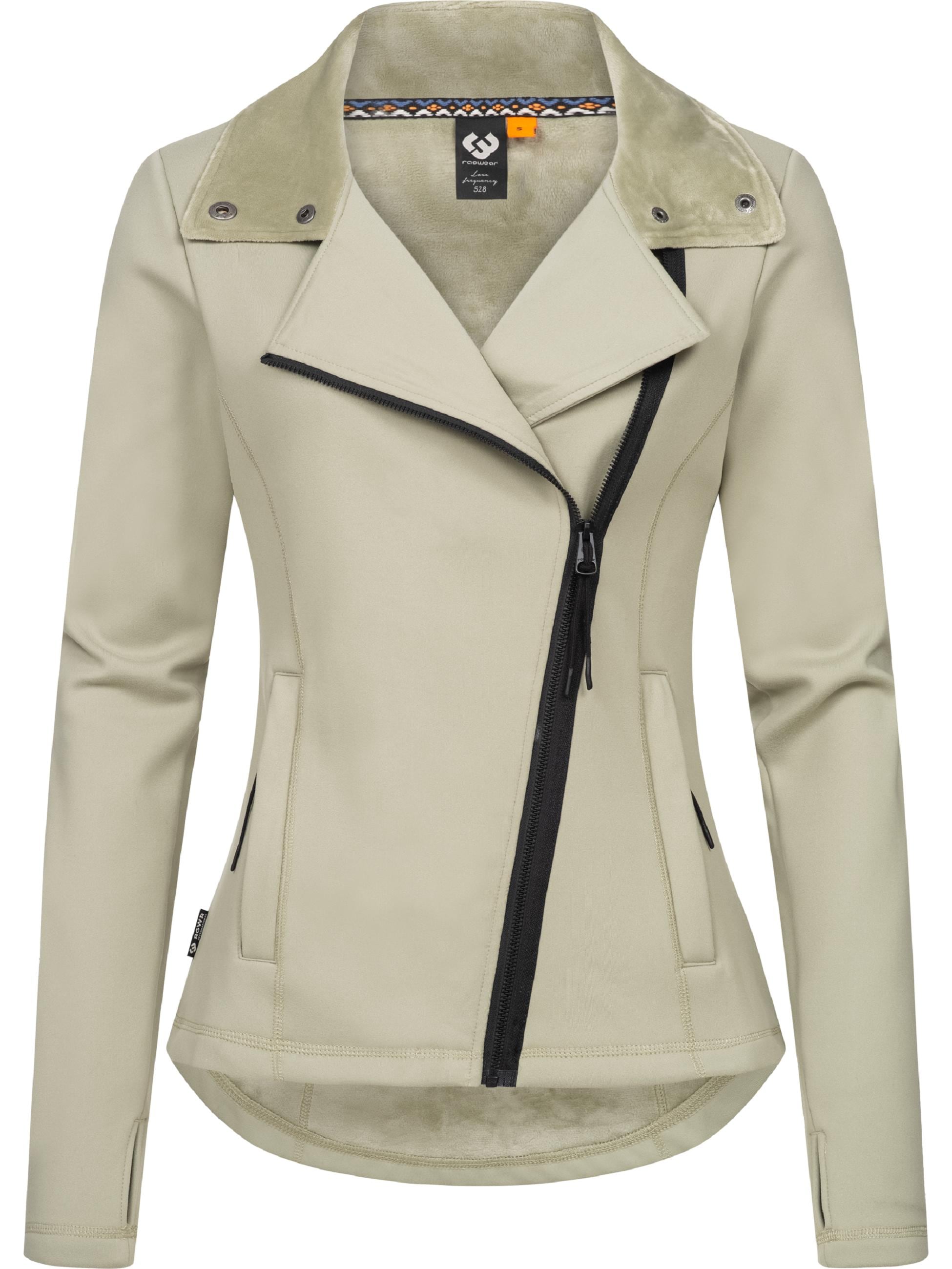 Sweatjacke »Sweatjacke Saskie«, Modische Damen Kapuzenjacke mit kuschlig weichem...