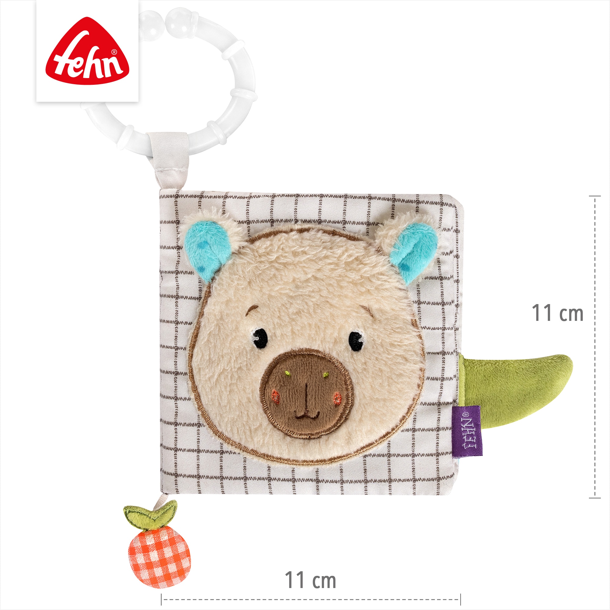Fehn Stoffbuch »Capybara Clara«