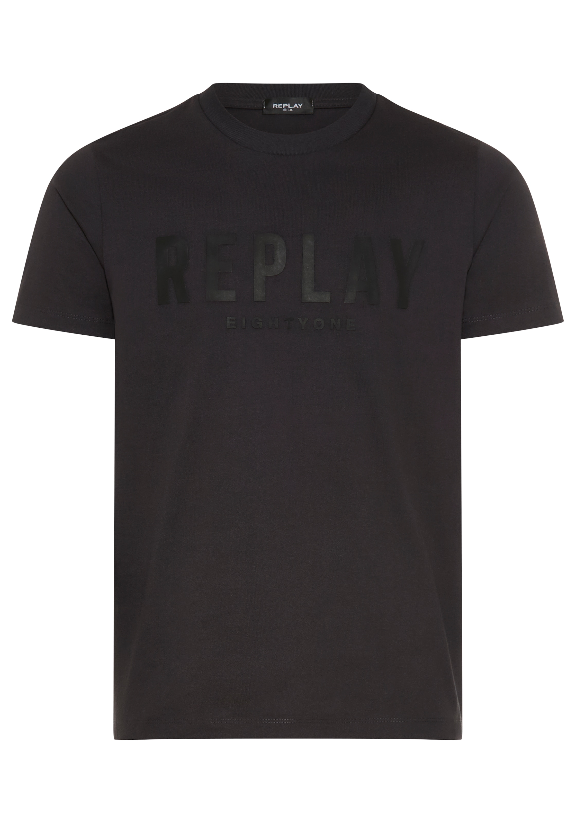 Replay T-Shirt Baumwoll-Qualität, Logoschriftzug
