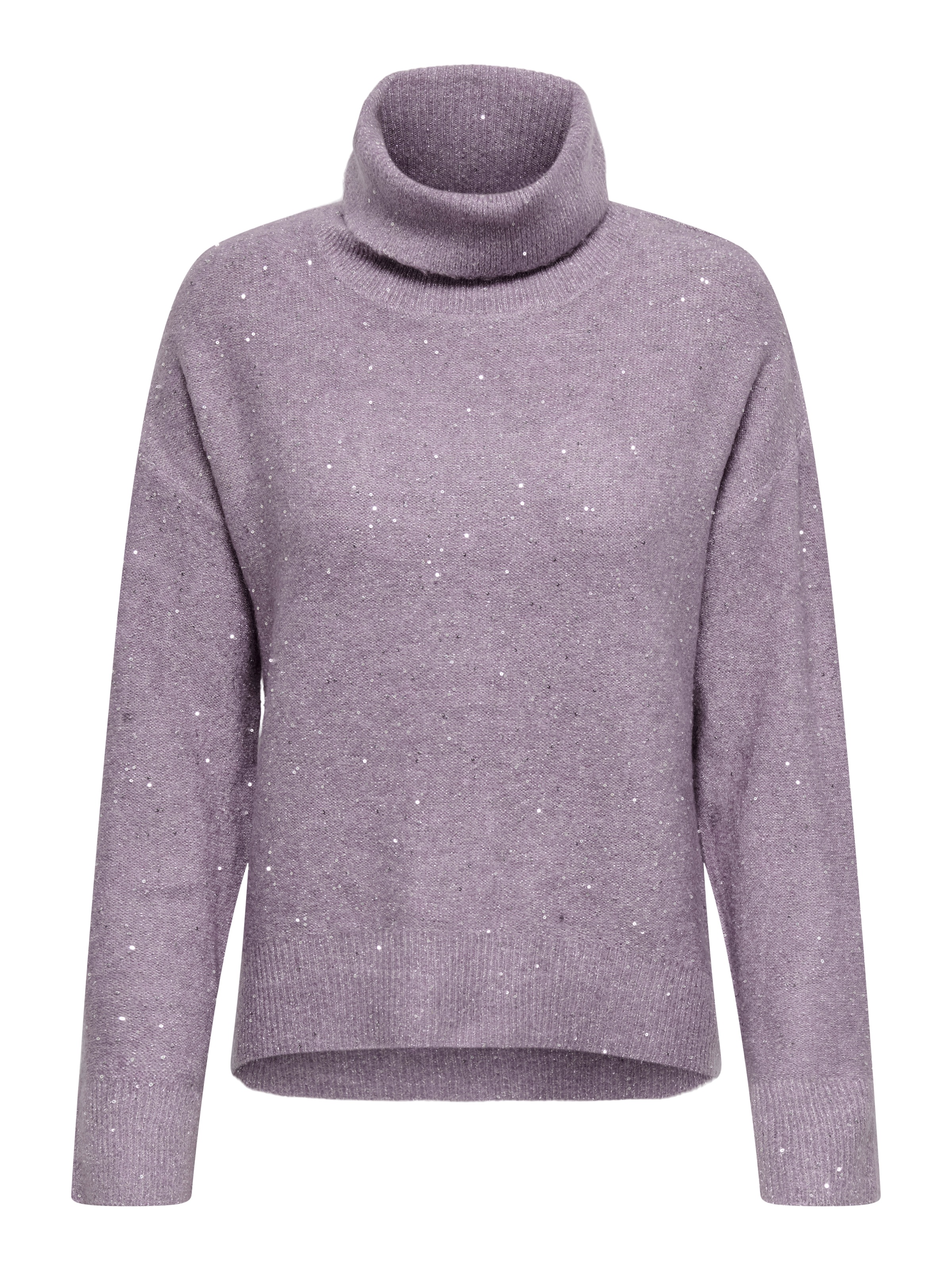 ONLY Rollkragenpullover »ONLARIZONA LS SEQUINS ROLLNECK PULL KNT«