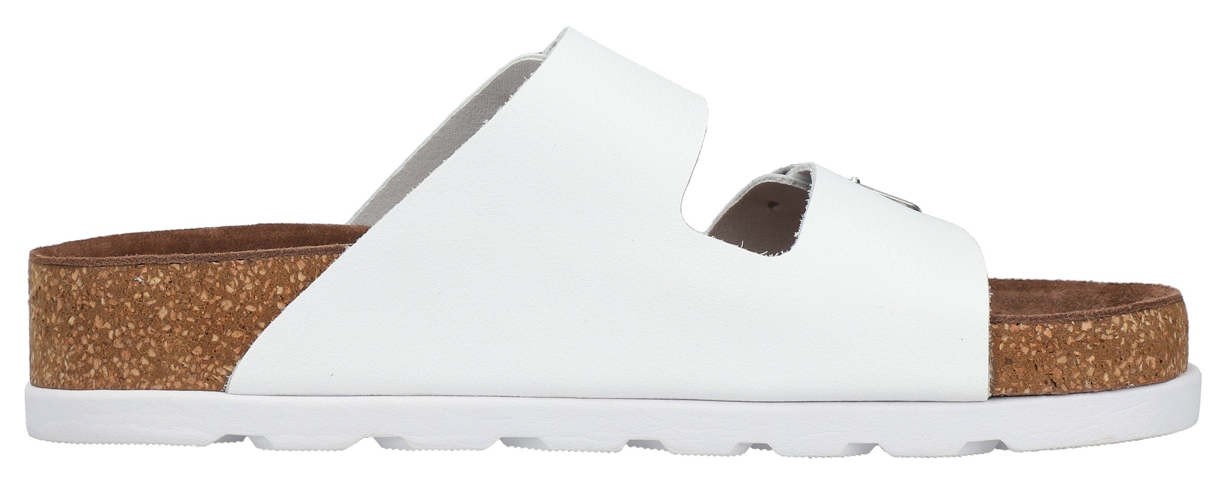 Rieker Pantolette  Hausschuh, Sommerschuh, Strandschuh, Zweischnaller mit Softfußbett