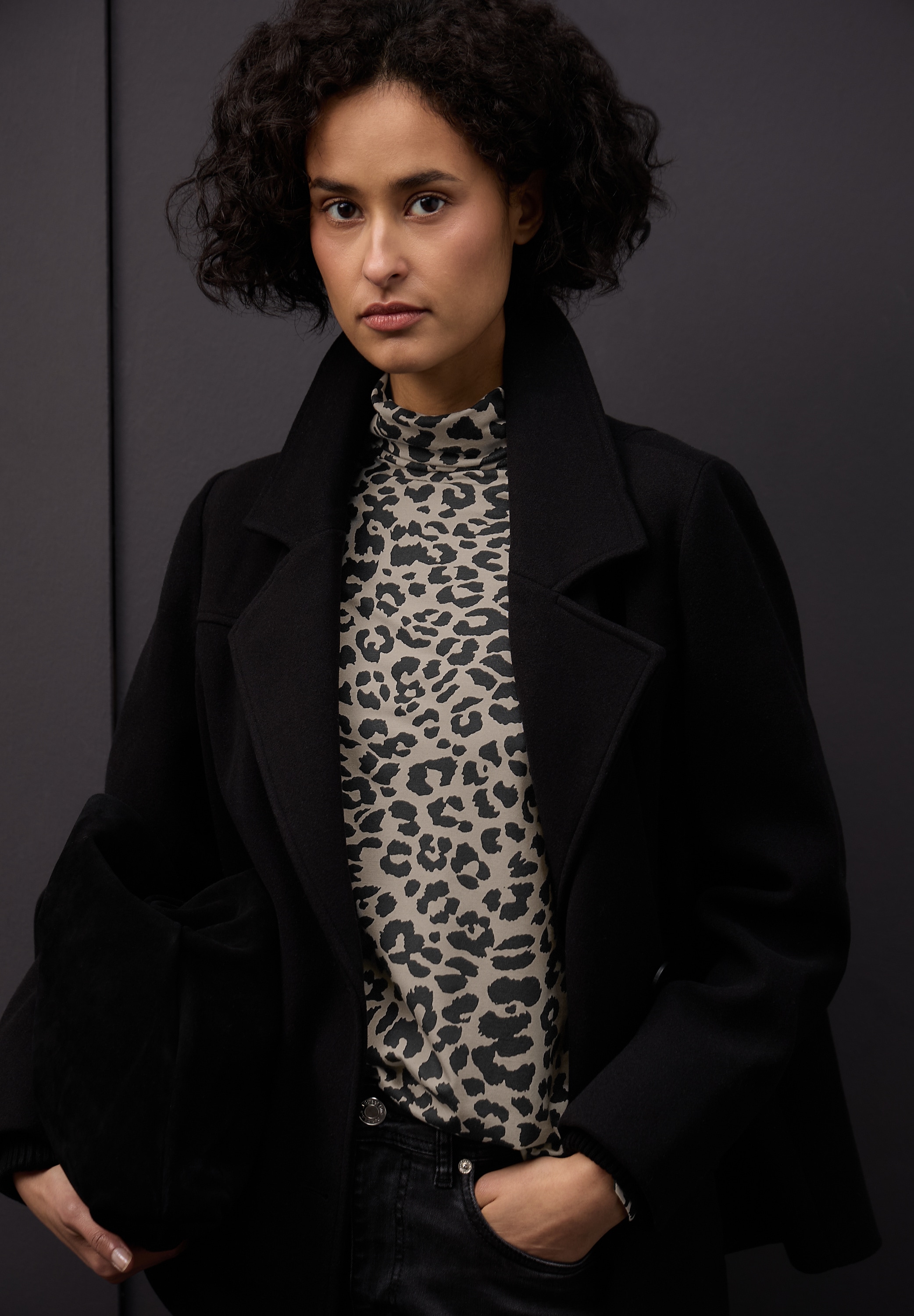 STREET ONE Langarmshirt mit Muster