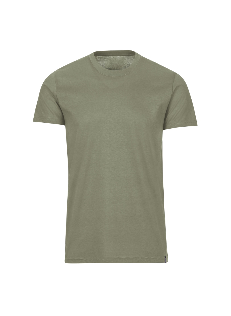 Trigema T-Shirt »TRIGEMA Slim Fit T-Shirt aus DELUXE Baumwolle« 1