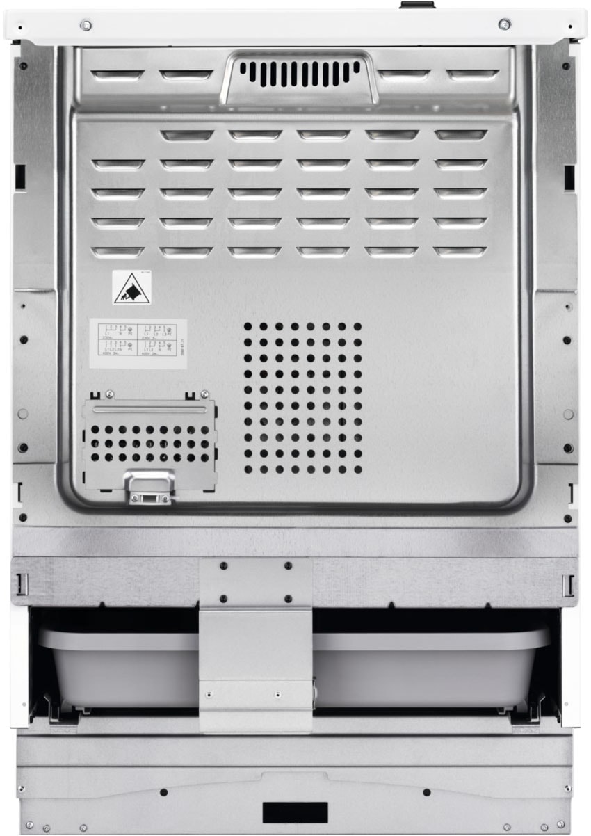 AEG Induktions-Standherd »CIB6499APB«, mit Teleskopauszug nachrüstbar, Pyrolyse, Bridge, Softclosing, Hob²Hood, MaxiSense für alle Topfgrößen