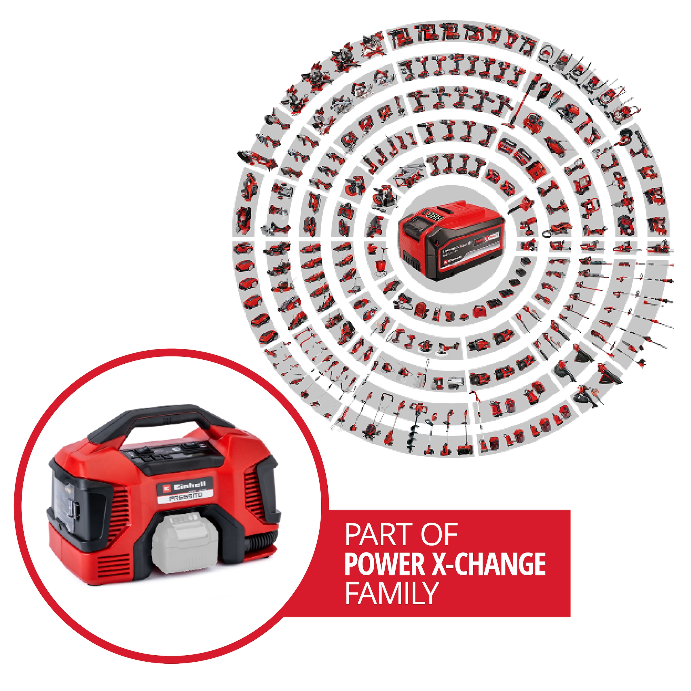 Einhell Akku-Handkompressor »PRESSITO«