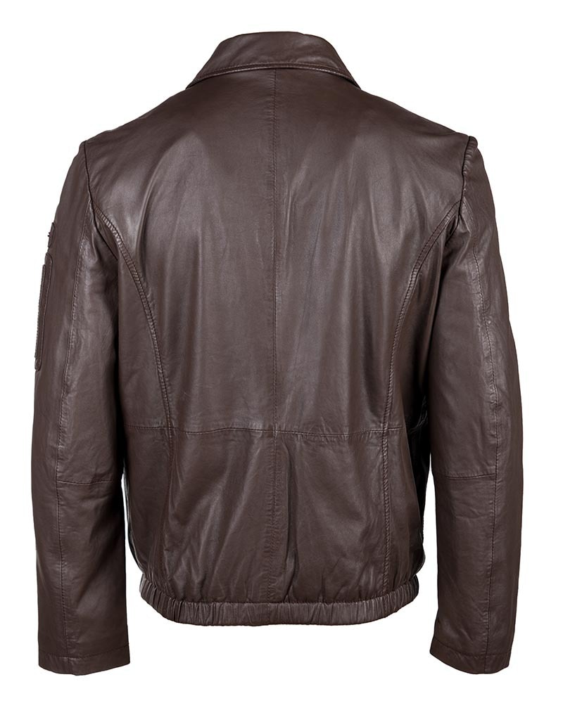 JCC Bikerjacke »Lederjacke mit verschließbaren Brusttaschen 48033«