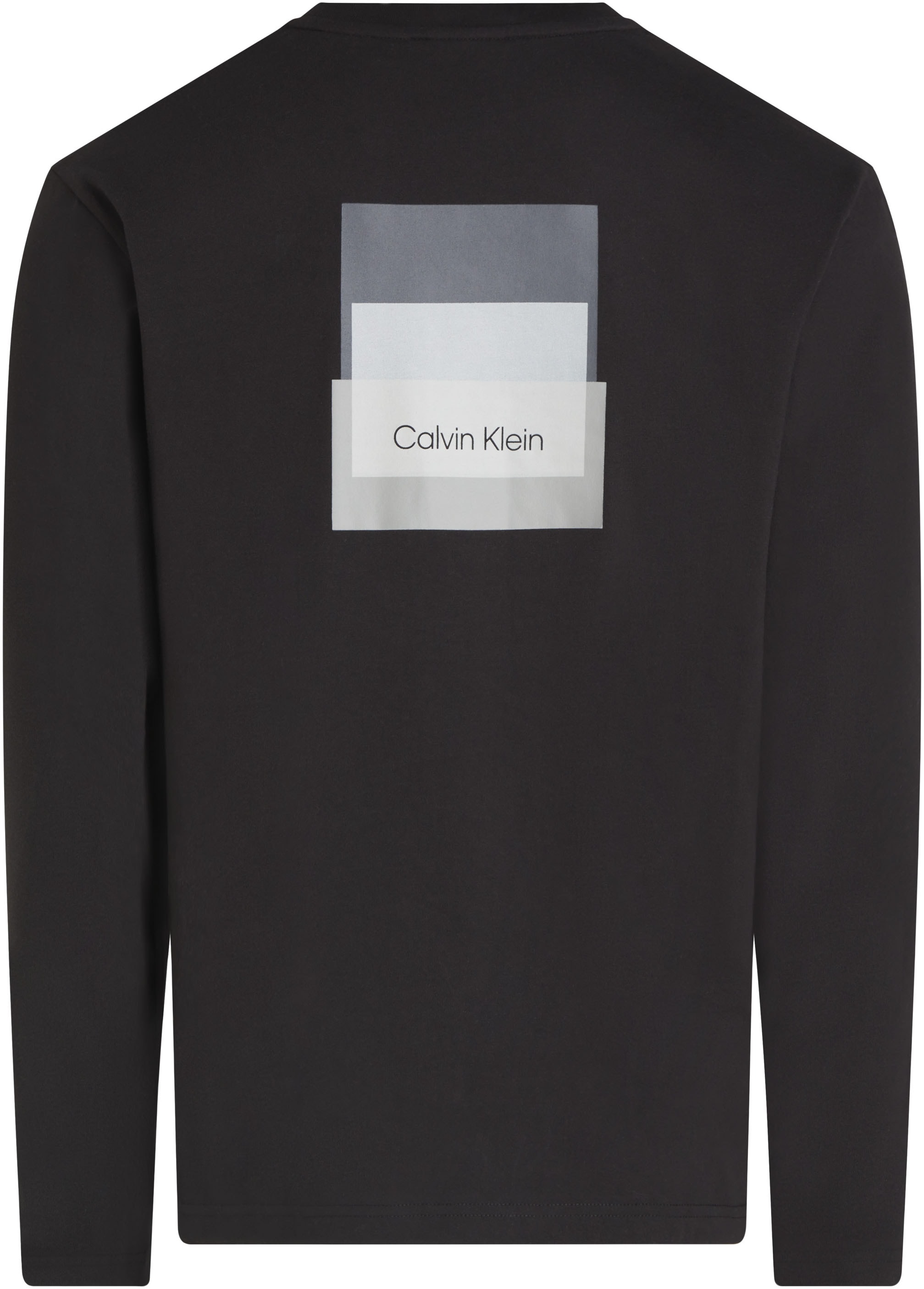 Calvin Klein Langarmshirt »STACKED COLOR BLOCK LS T-SHIRT«, mit Logoprint