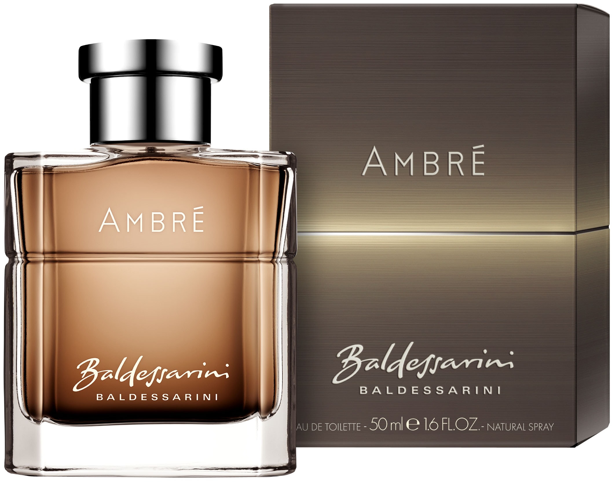 BALDESSARINI Eau de Toilette »Baldessarini Ambre Eau de Toilette 50ml«, (Packung, 1 tlg.)