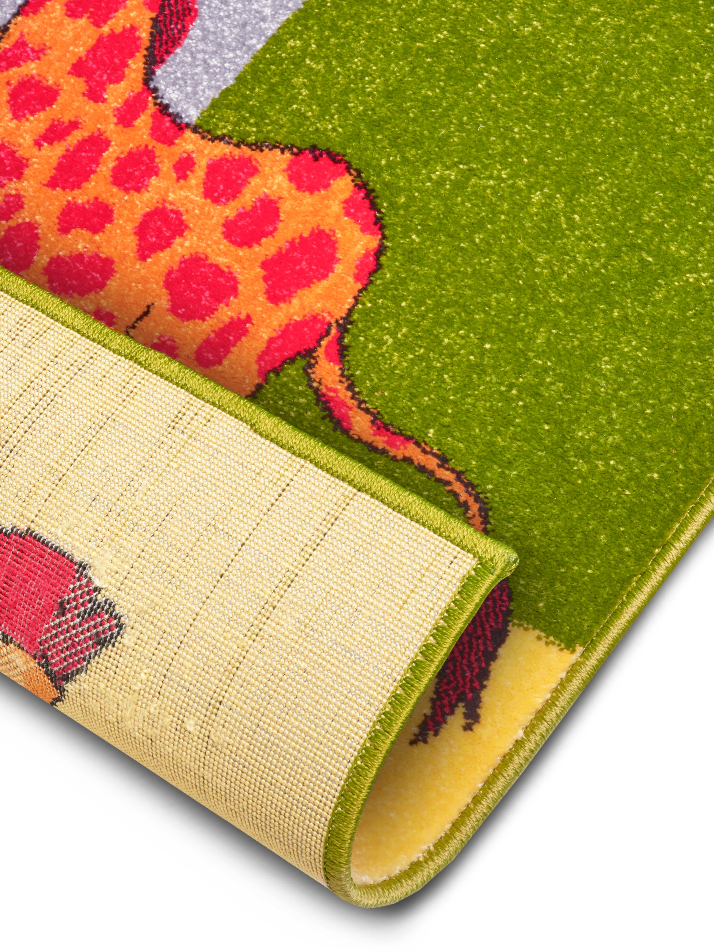 HANSE Home Teppich »Patchwork Zoo«, rechteckig, 9 mm Höhe, Farbenfrohes Design, Spielunterlage, Tiere