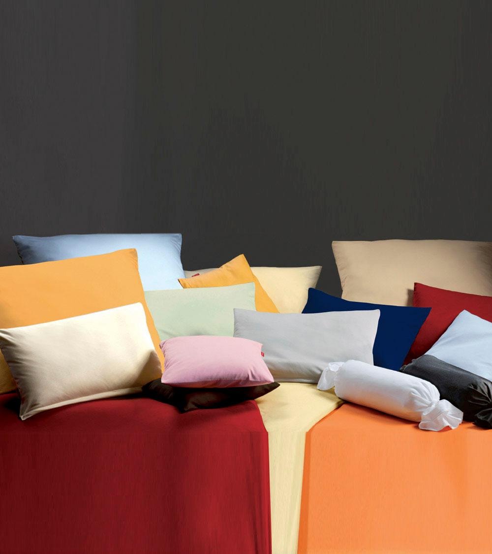 fleuresse Kissenbezüge »Colours« edler, bügelfreier Interlock-Jersey aus 100% Baumwolle