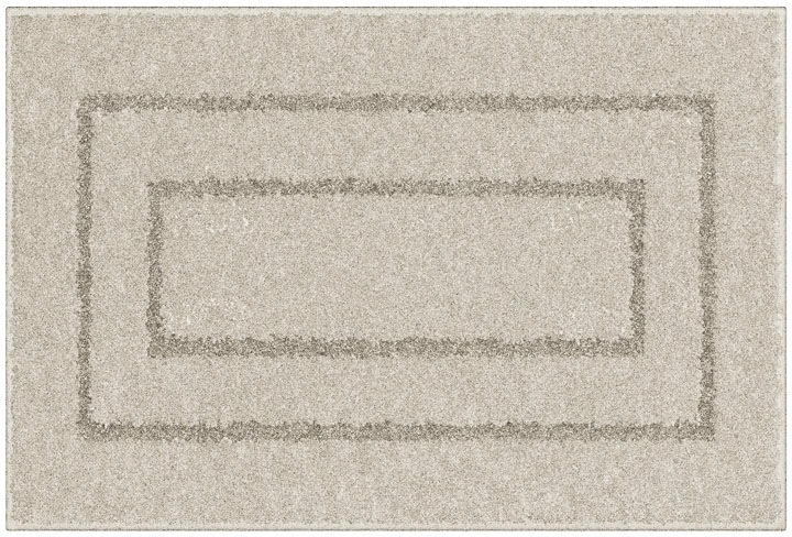 my home Badematte »Eliane«, rutschhemmend beschichtet, strapazierfähig, Badteppich, mit Hoch-Tief-Effekt