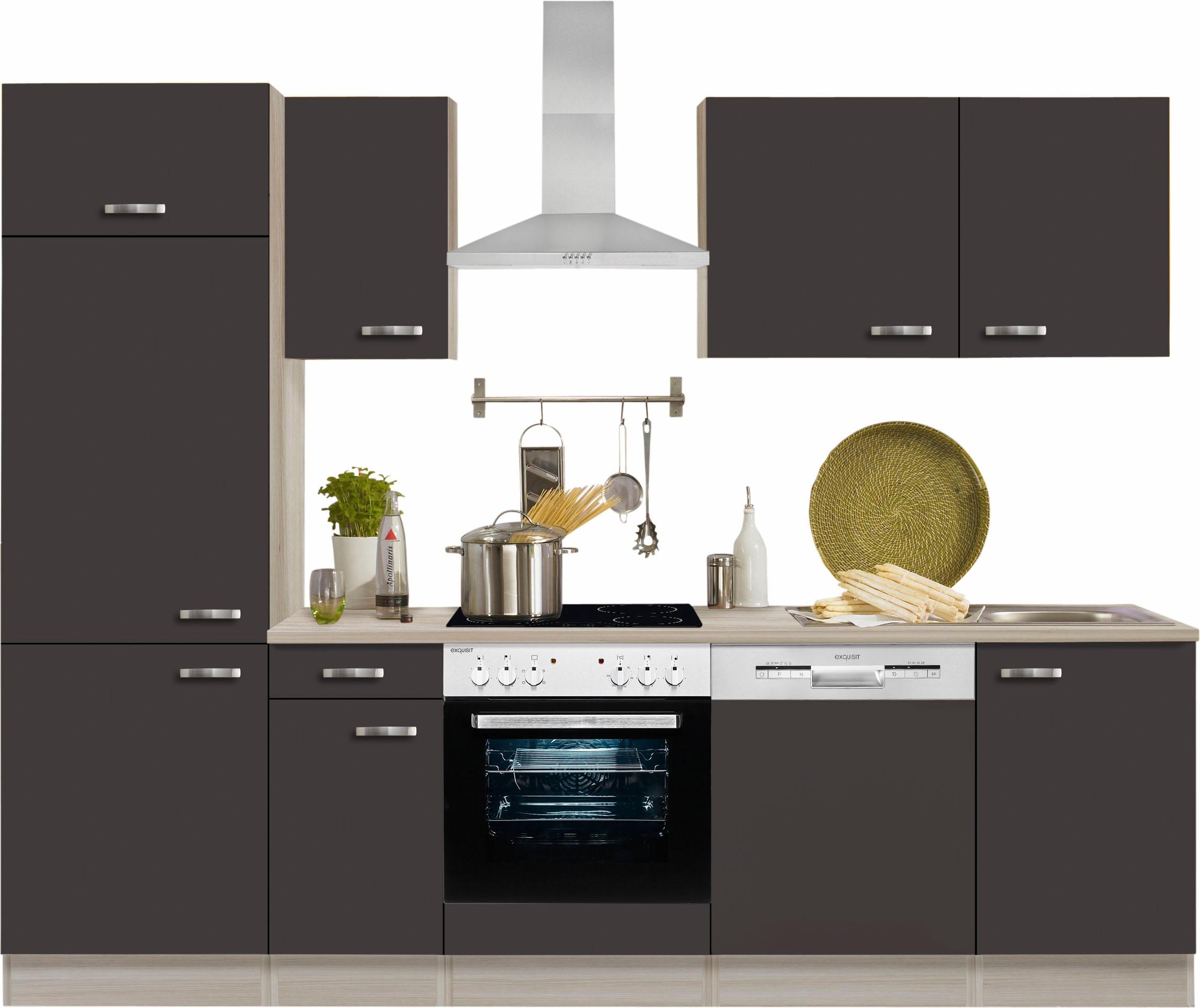 OPTIFIT Küchenzeile »Faro« Breite 270 cm, wahlweise mit E-Geräten, mit Arbeitsplatte