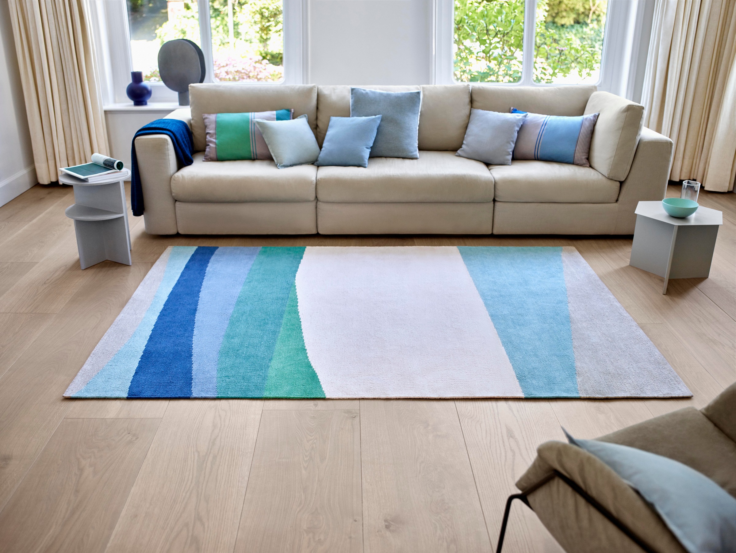 Esprit Teppich »Curves«, rechteckig, 6 mm Höhe, besonders weiche Haptik, Wohnzimmer