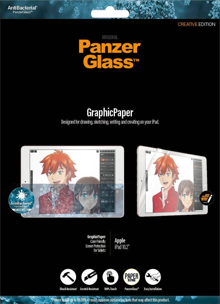 PanzerGlass Displayschutzfolie »2733«, für iPad 10.2'', (1 St.)
