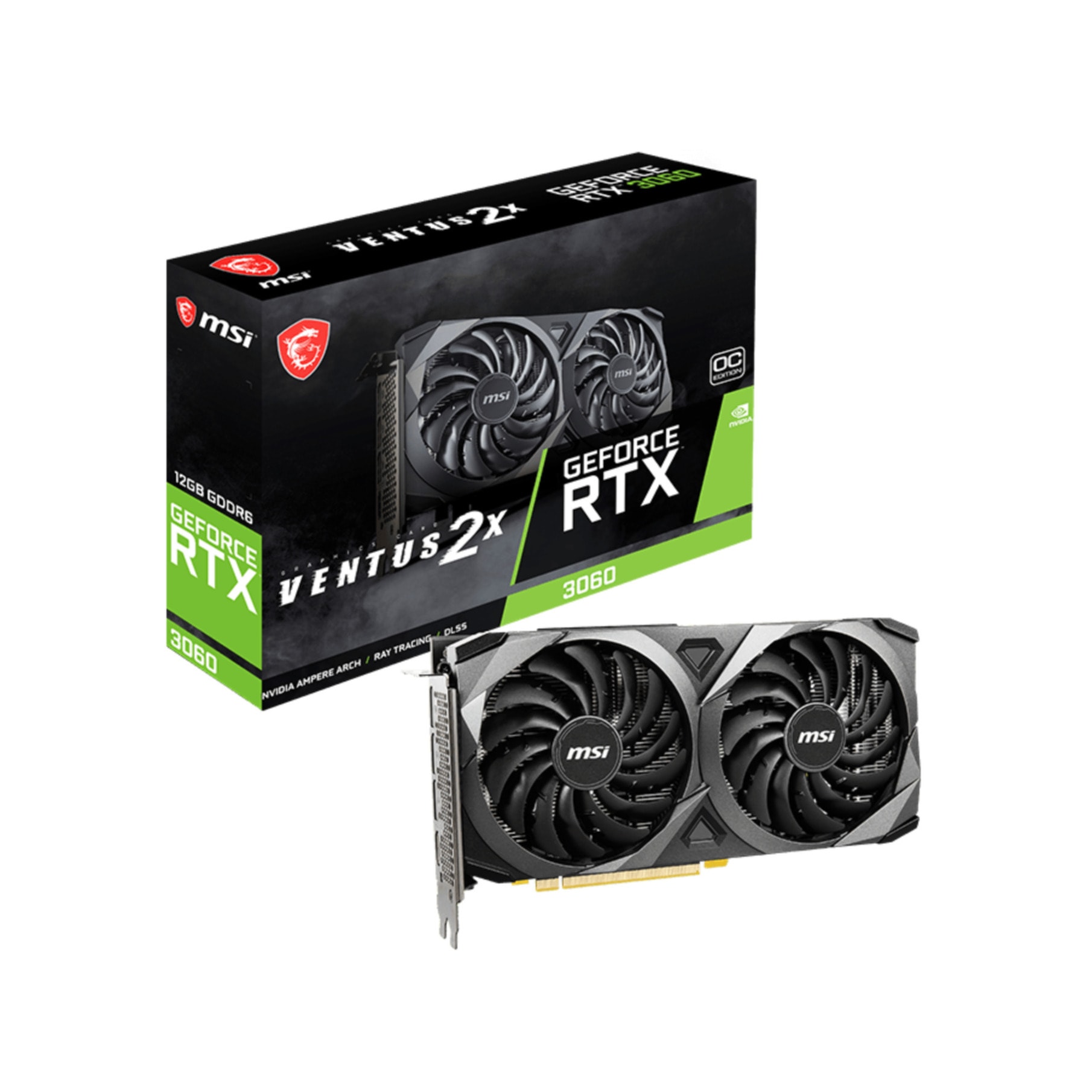 Grafikkarte »GeForce RTX 3060 VENTUS 2X 12G OC«