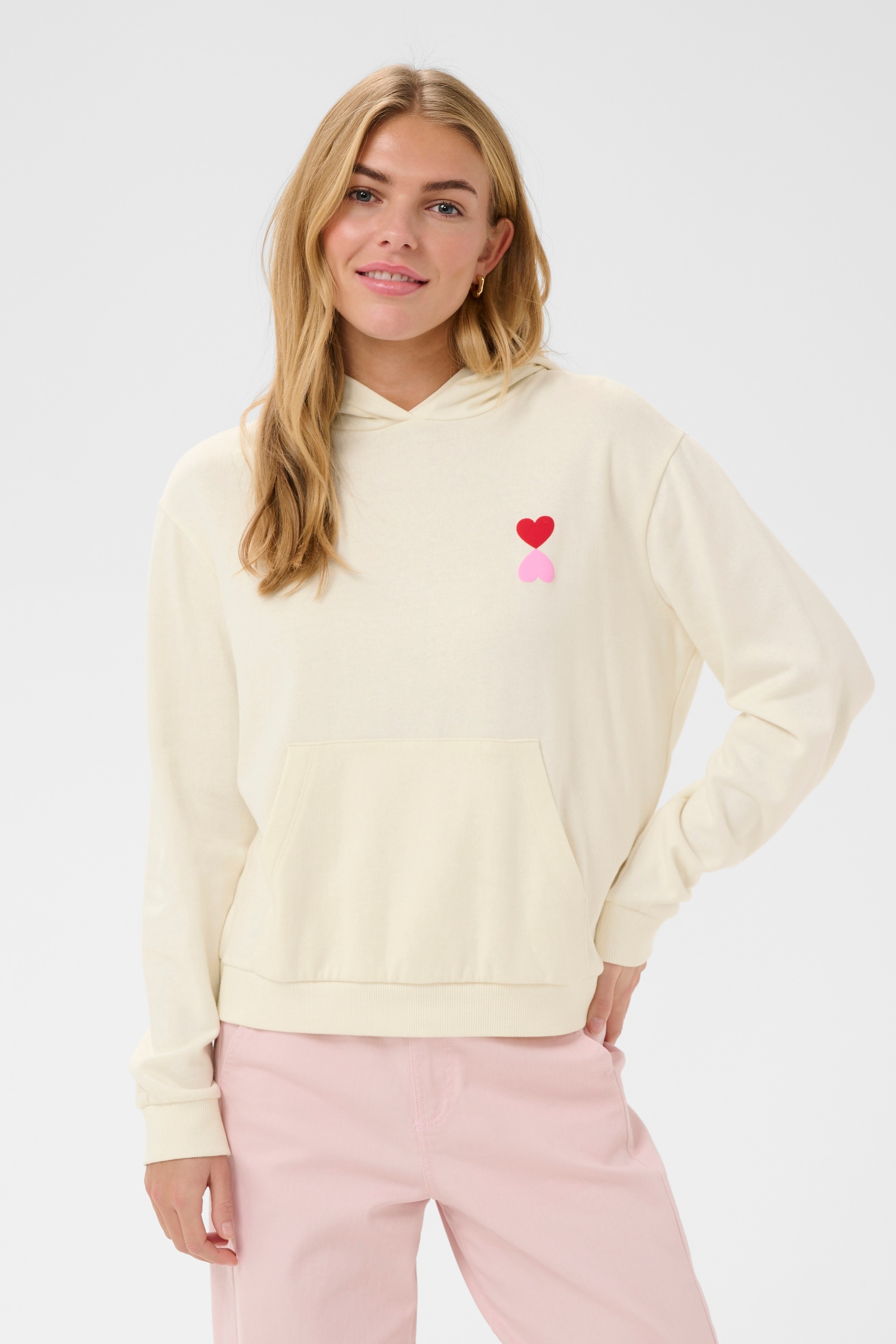 Saint Tropez Kapuzensweatshirt »Damen Kapuzenshirt PixilineSZ«
