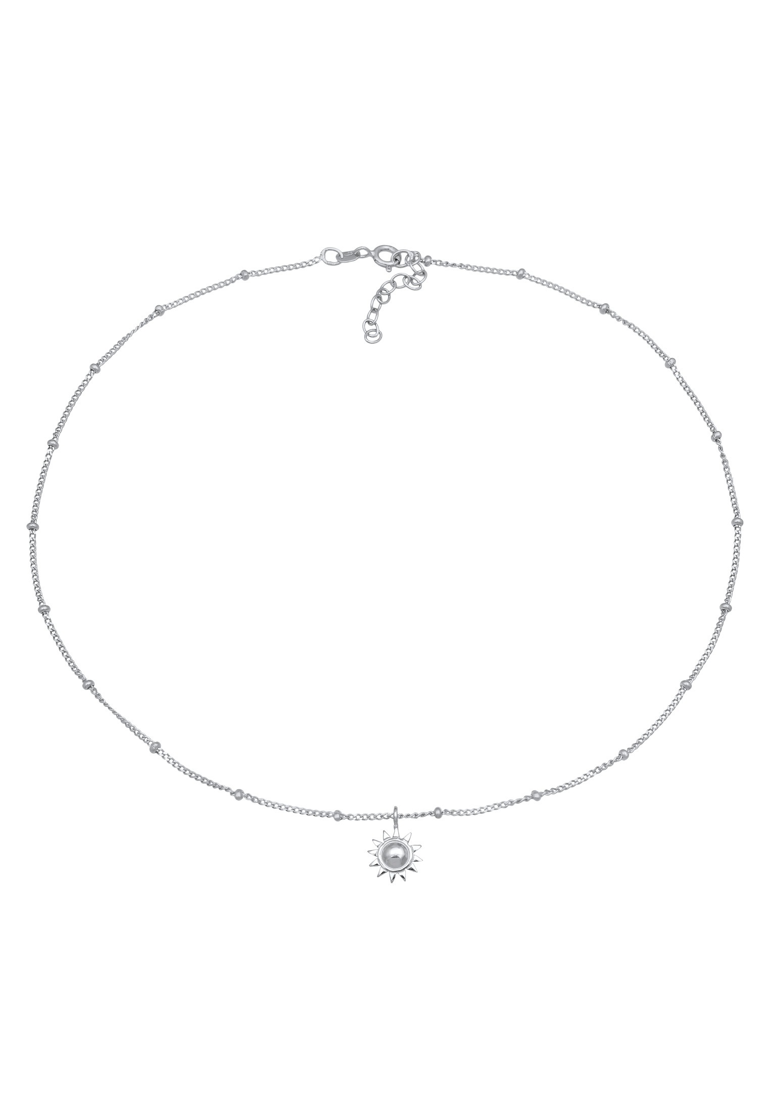 Elli Choker »Halskette Choker mit Anhänger Sonne 925 Sterling Silber«