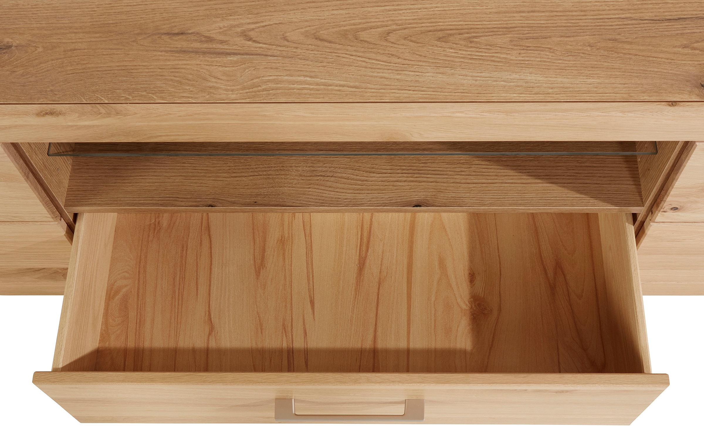 VOGL Möbelfabrik Lowboard »1237«, Massivholzfront, Breite ca. 171 cm, mit Softclose Funktion