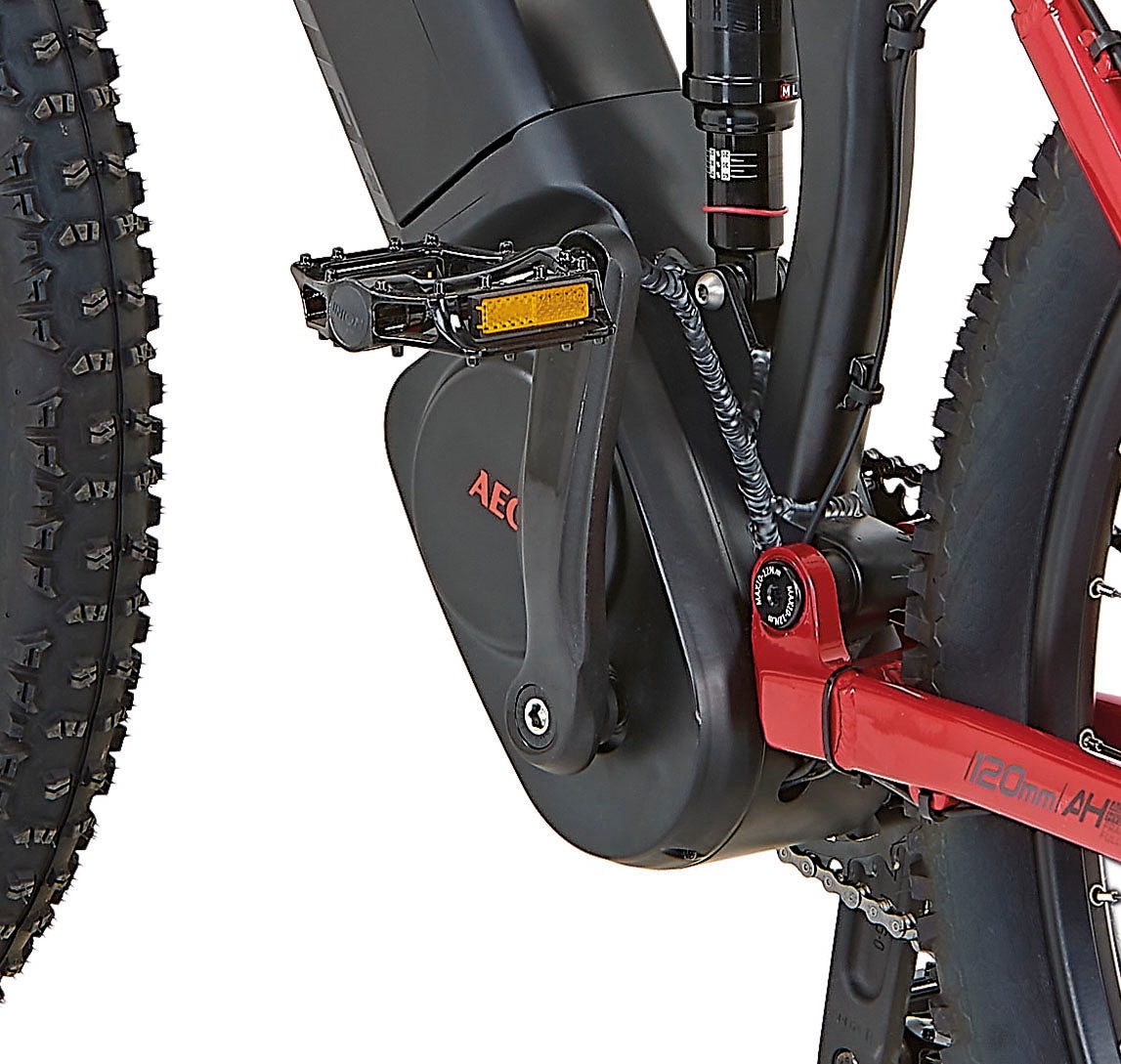 Prophete E-Bike »Graveler e9000«, 10 Gang, Shimano, Deore XT, Mittelmotor 250 W, Pedelec, Elektrofahrrad für Damen u. Herren, MTB