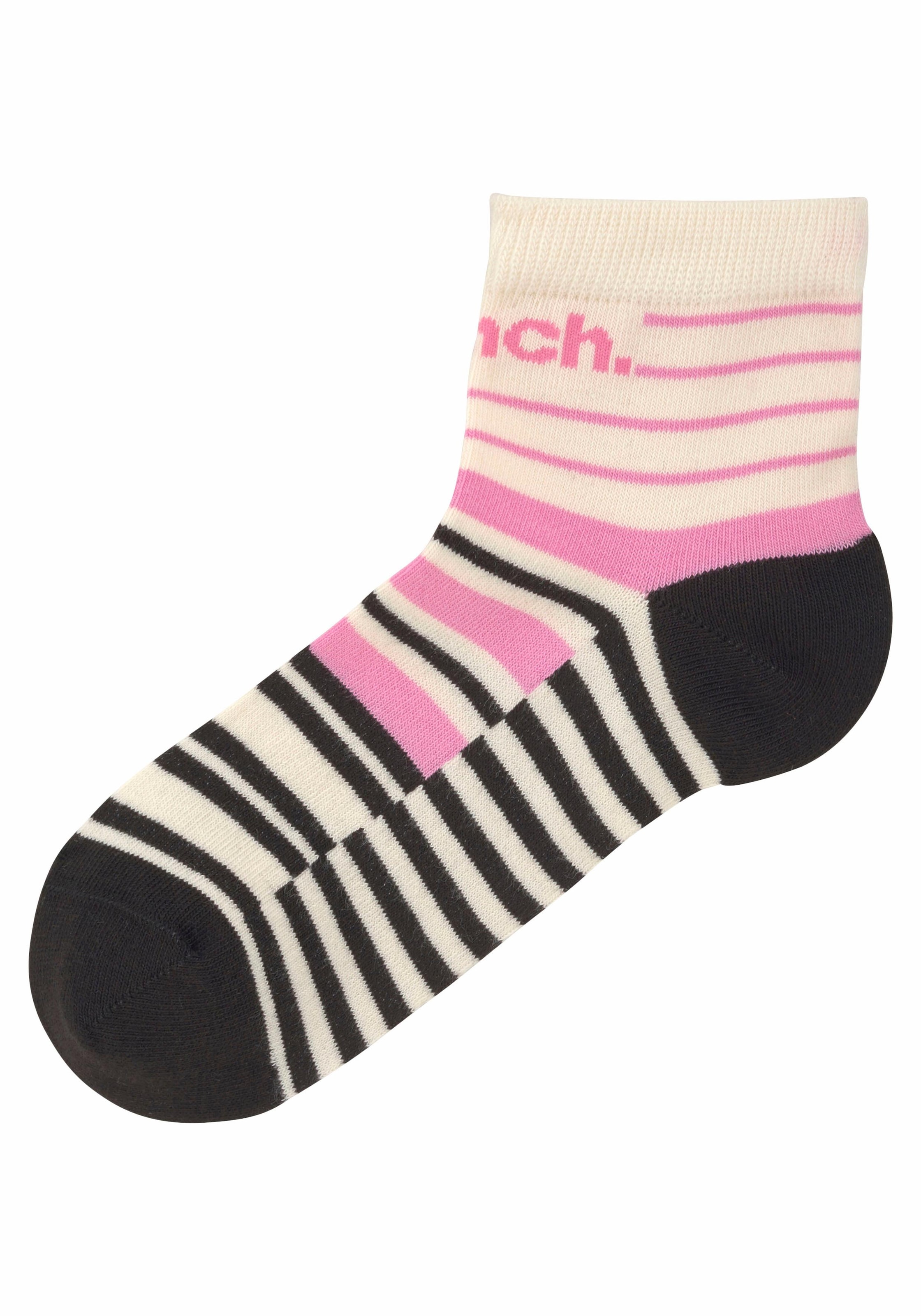 Bench. Kurzsocken, (5 Paar), im bestellen OTTO Streifendesign bei