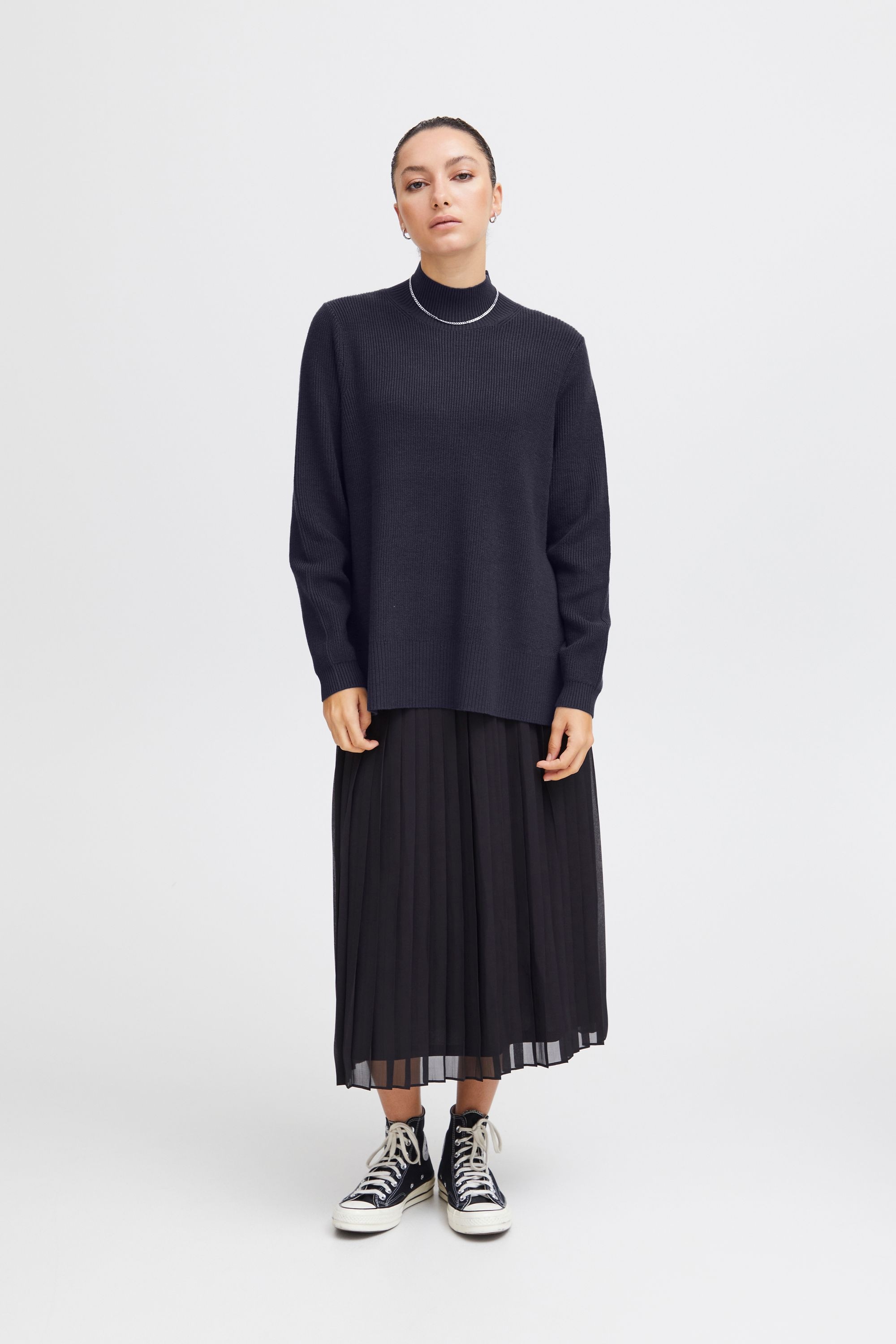 Ichi Strickfleece-Pullover »Strickpullover IHBoston«