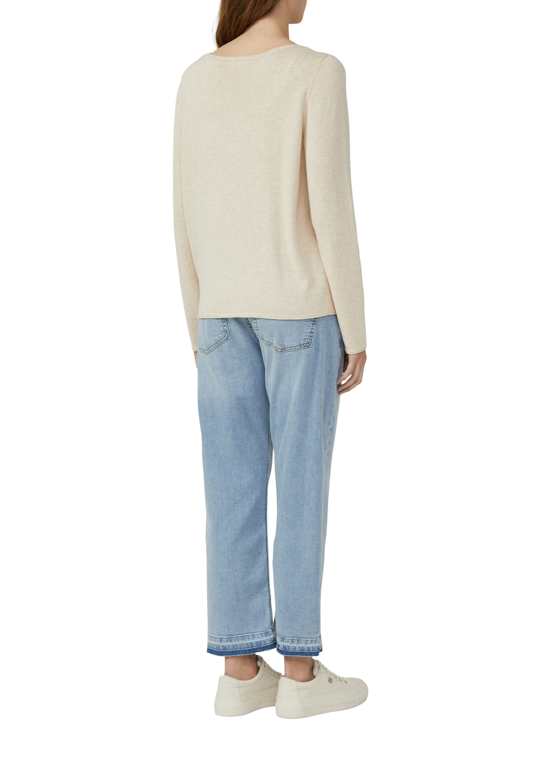 s.Oliver Langarmshirt, mit Rollkanten