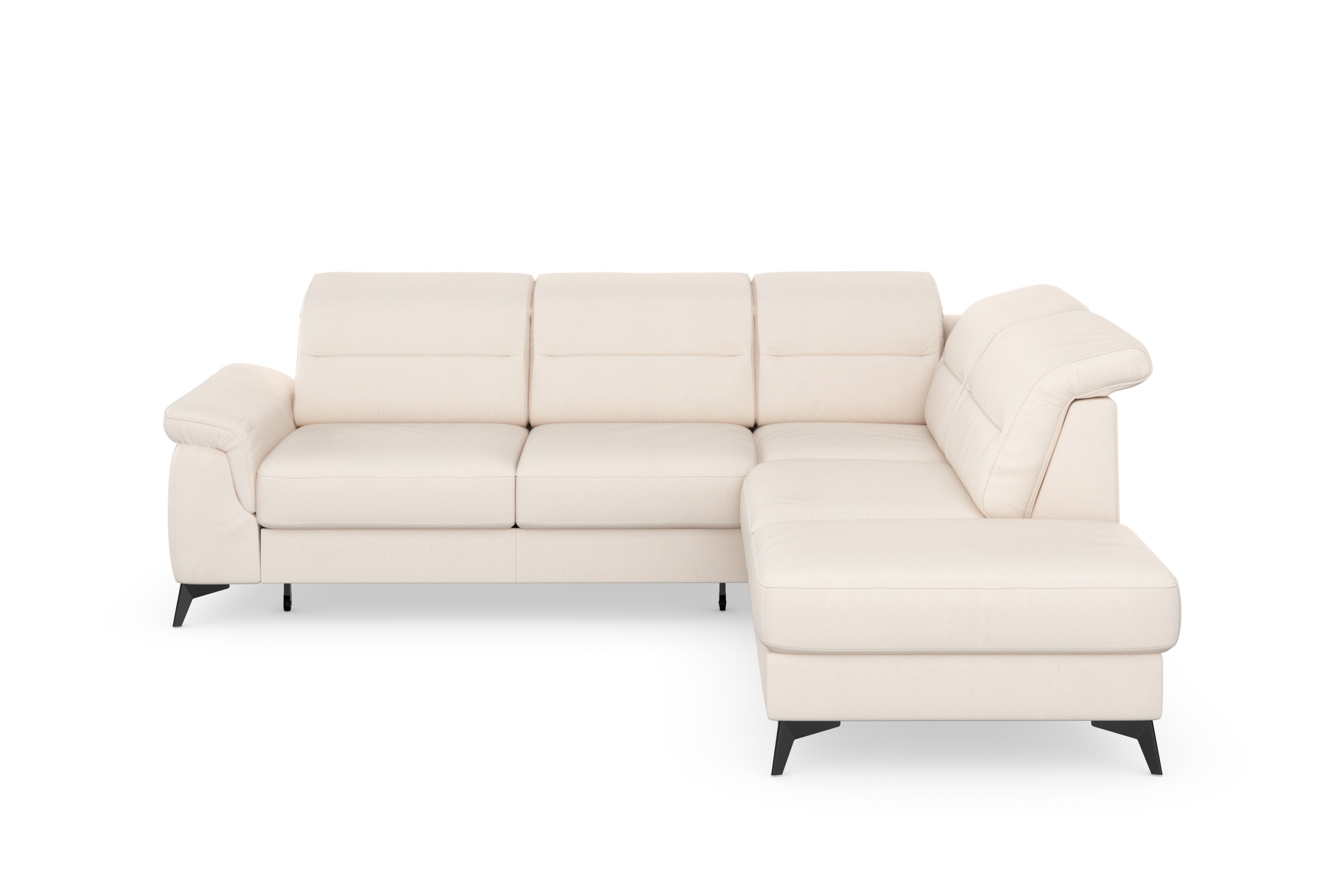 sit&more Ecksofa »Sinatra L-Form«, mit Ottomane, optional mit Kopfteilverstellung und Armteilfunktion