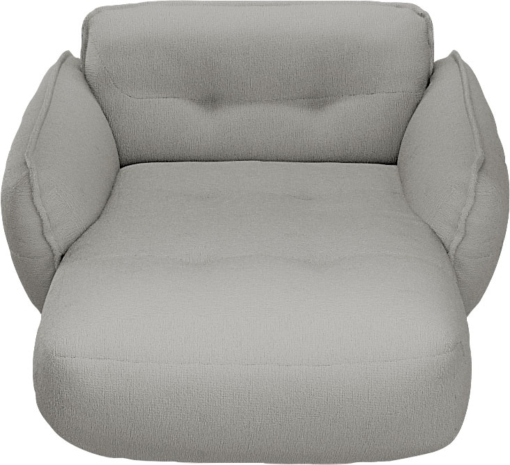 BETYPE Chaiselongue »Be Fluffy«, Softes Sitzgefühl, moderne Kedernaht, hochwertiger Bezug