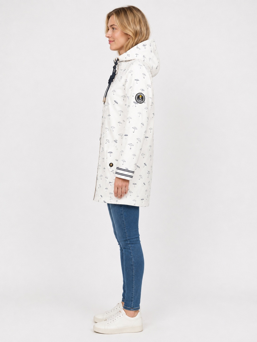 ankerglut Regenjacke »Friesennerz #ankerglutbucht Regenmantel, Longjacket« auch in Großen Größen erhältlich