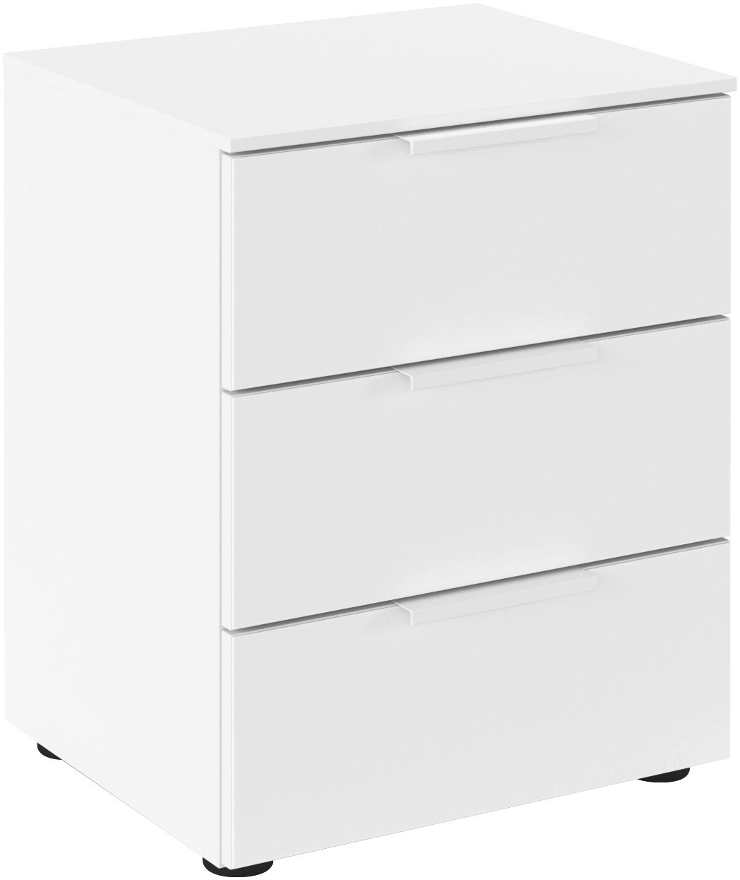 LeGer Home by Lena Gercke Nachtkommode »Nachttisch Nachtschrank Nachtkonsole SERINA eleganter Eyecatcher«, mit 3 Schubkästen sowie hochwertigen Metallgriffen MADE IN GERMANY