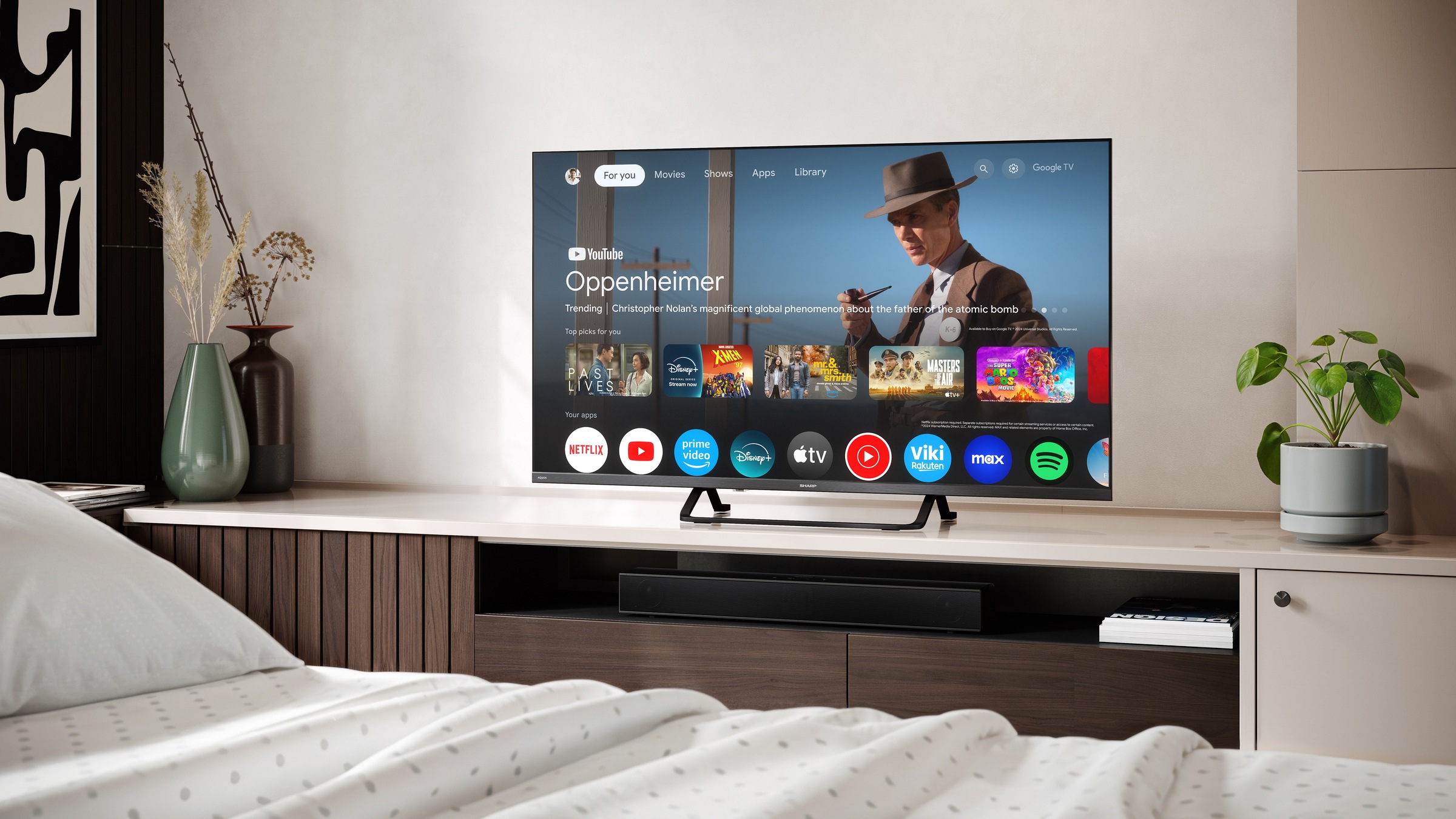 Sharp QLED-Fernseher »2T-C40HF3x« 101 cm/40 ″ Full HD Smart-TV