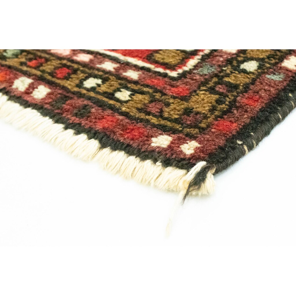 morgenland Wollteppich »Hamadan Teppich handgeknüpft rot«, rechteckig
