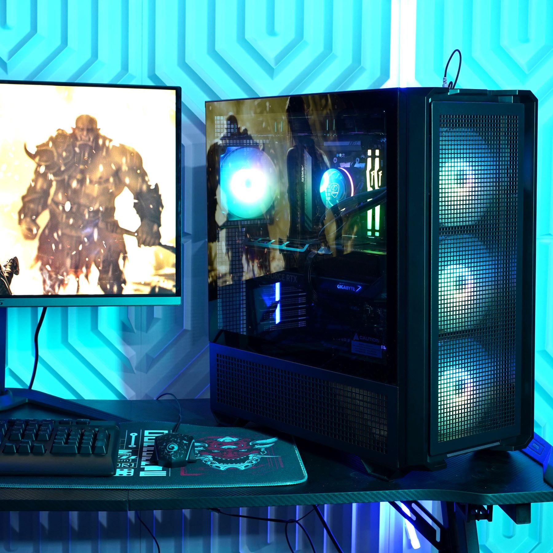 Cougar Gaming-PC »MX600 BK 7508«, Windows 11, DDR5 RAM, Gen4 SSD