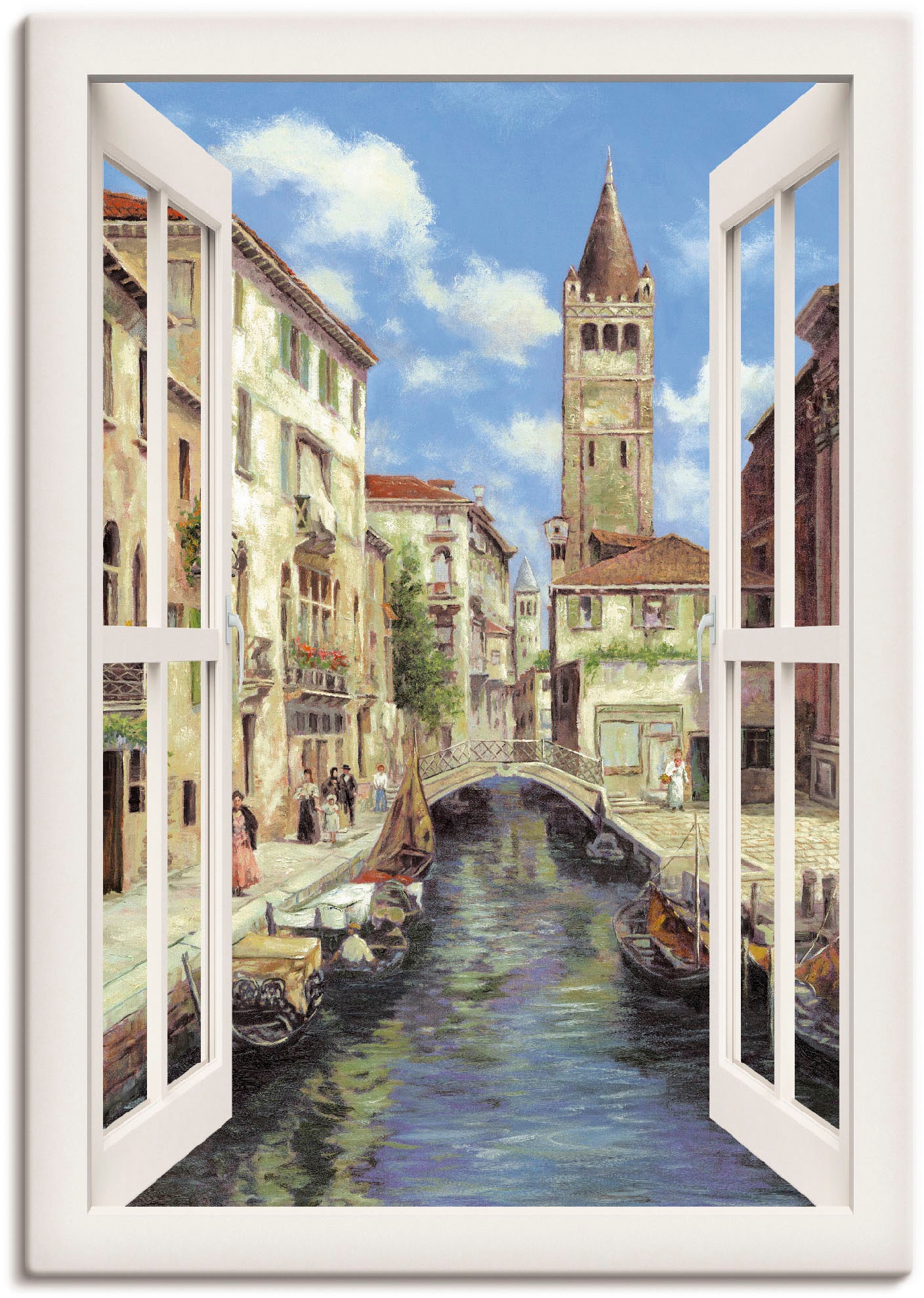 Größen St.), Venedig, Artland in Poster als Alubild, versch. Wandbild Online OTTO (1 Leinwandbild, oder »Venedig«, Shop im Wandaufkleber