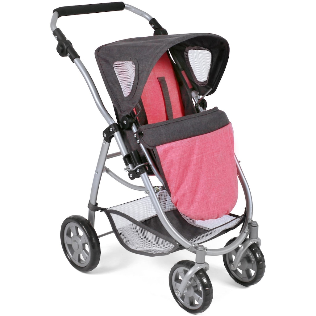 CHIC2000 Kombi-Puppenwagen »Emotion All In 3in1, Anthrazit-Pink«