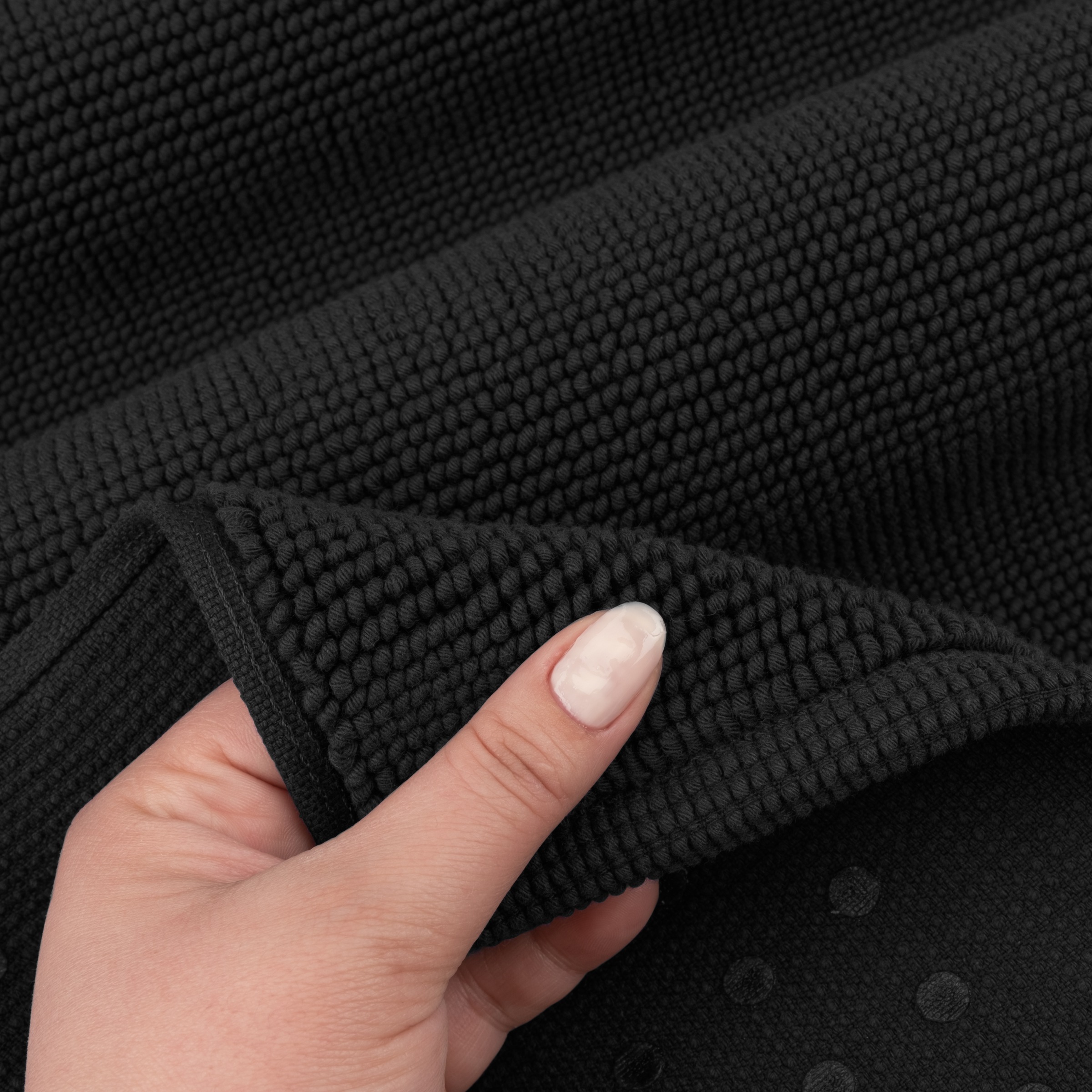 HAMMETEX Badematte »rutschfeste Badvorleger« Höhe 7,5 mm rutschhemmend beschichtet strapazierfähig einfarbig, 100% Baumwolle, in 2 Größen erhältlich