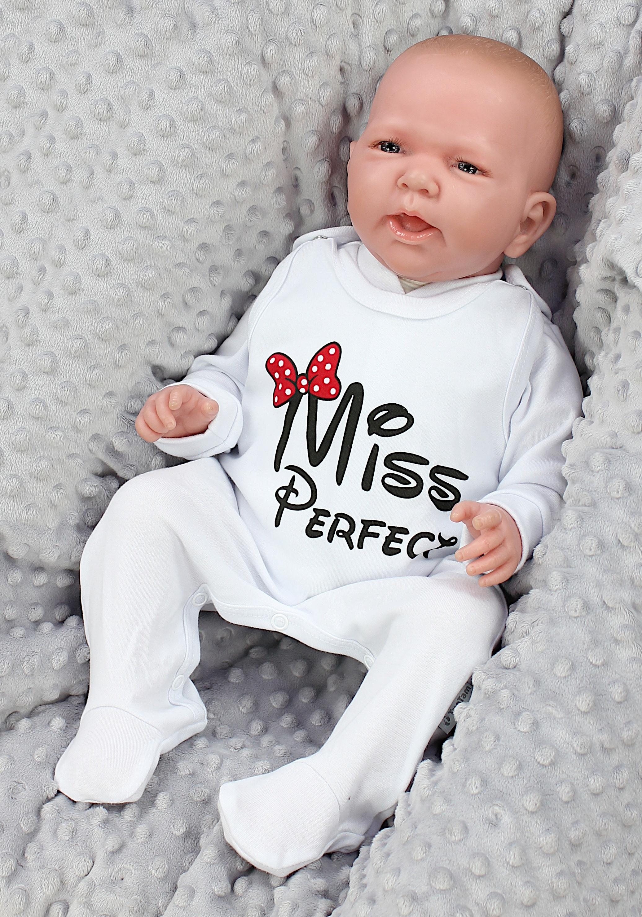 TupTam Strampler »Set Baby Unisex Strampler-Set mit Aufdruck Spruch 2-tlg«
