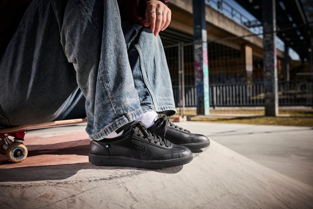RIEKER Sport Sneaker »San Diego Swing2GO«, Retro-Sneaker, Freizeitschuh, Halbschuh mit herausnehmbarem Fußbett