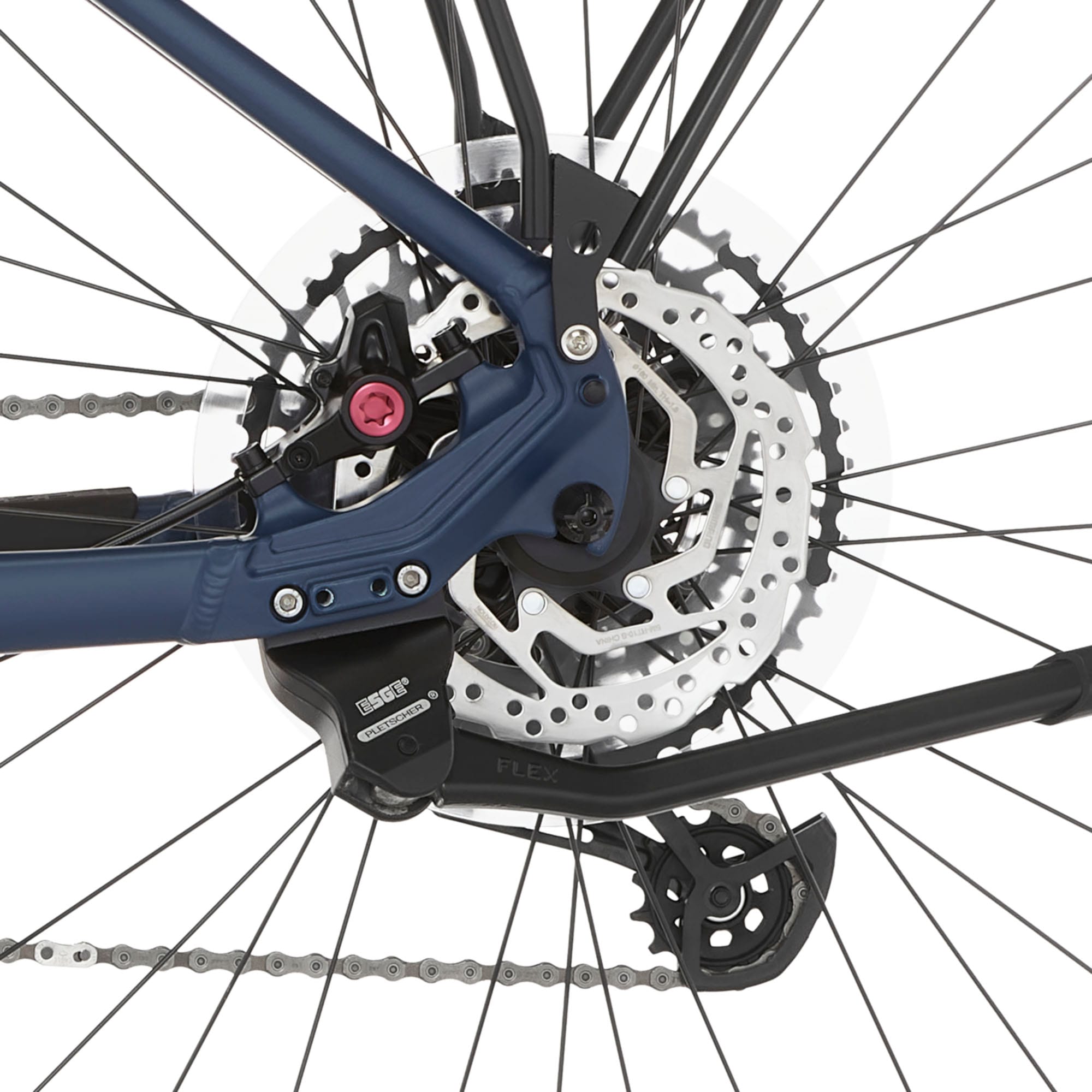 FISCHER Fahrrad E-Bike »VIATOR 8.0i Damen«, 12 Gang, SRAM, Eagle SX, Mittelmotor 250 W, (mit Faltschloss), Pedelec, Elektrofahrrad für Damen u. Herren