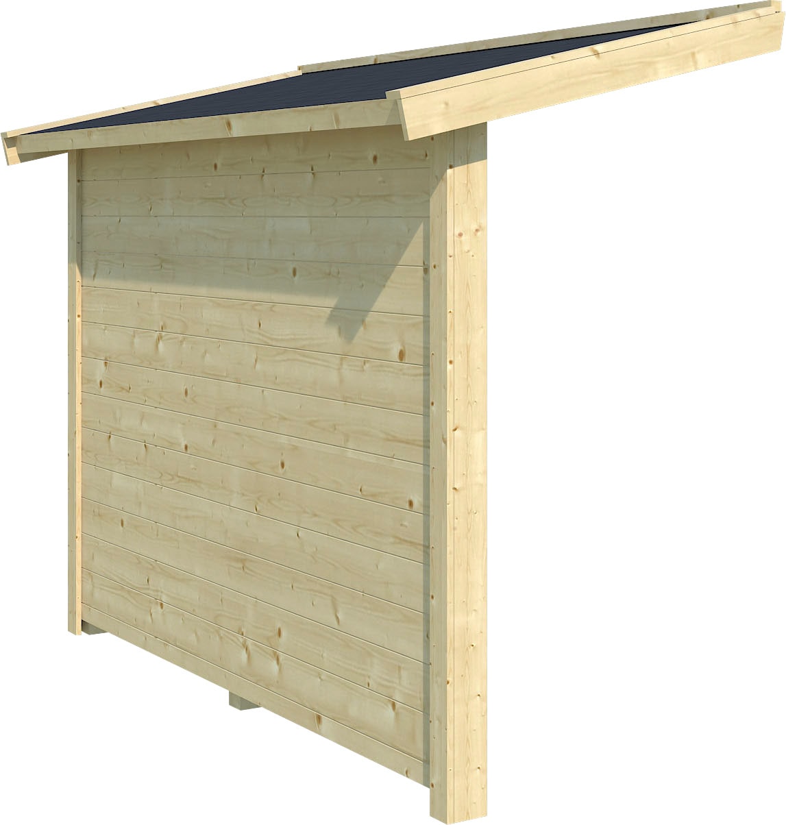 Lasita Maja Gartenhaus-Anbaudach »Schleppdach« BxT: 90x240 cm in beige