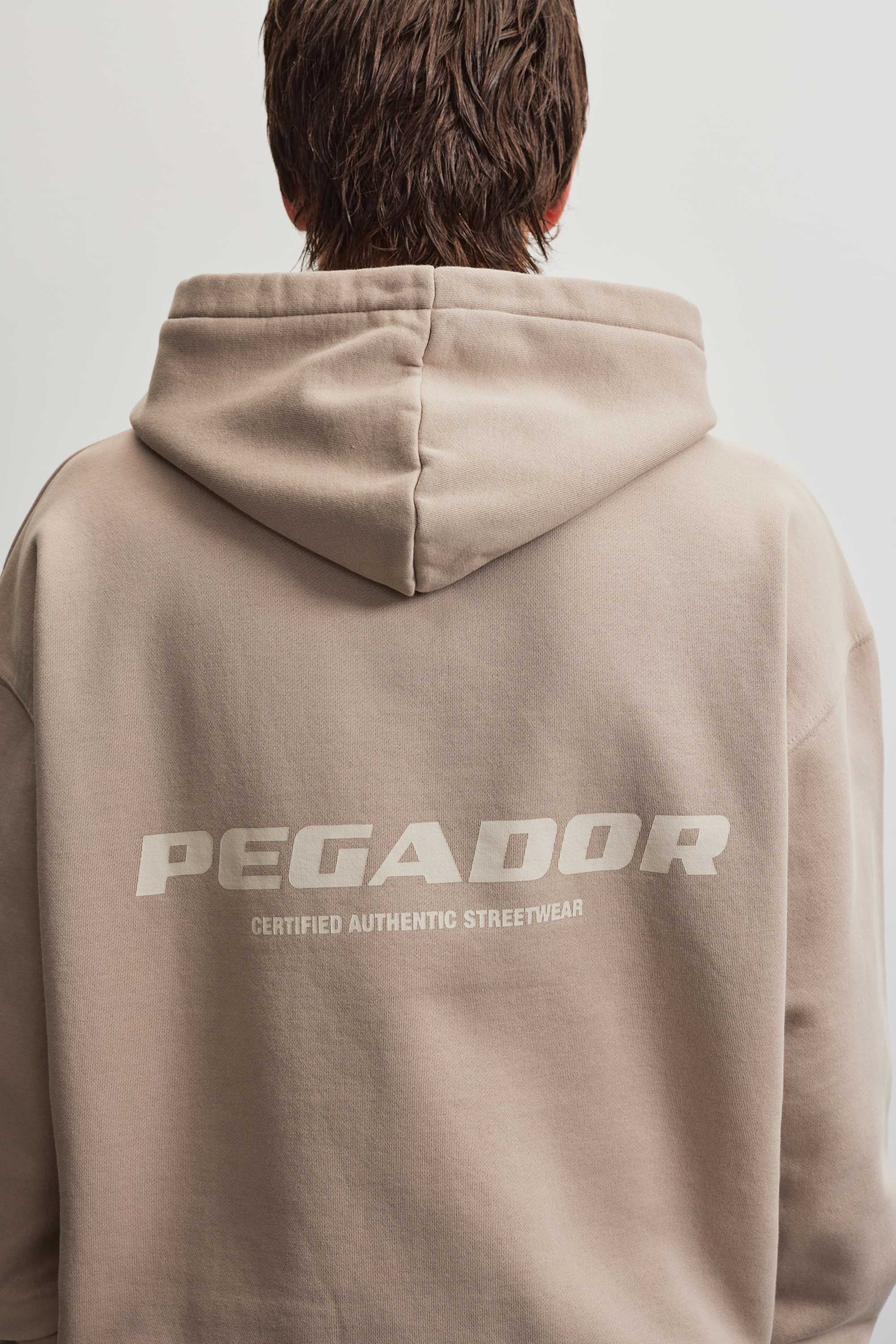 PEGADOR Kapuzensweatshirt »COLNE LOGO OVERSIZED HOODIE«, Baumwollmischung, oversize
