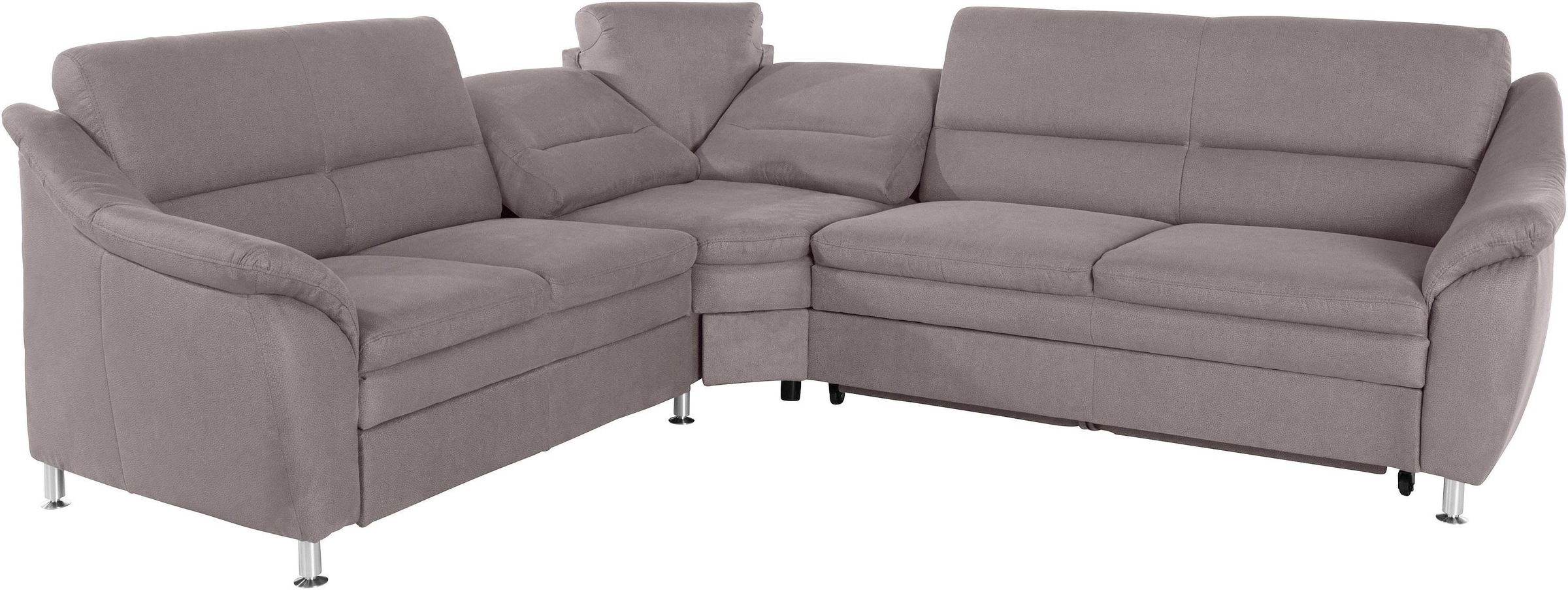 Places of Style Ecksofa »Cardoso L-Form«, mit Trapezecke für mehr Sitzkomfort, wahlweise auch mit Bettfunktion