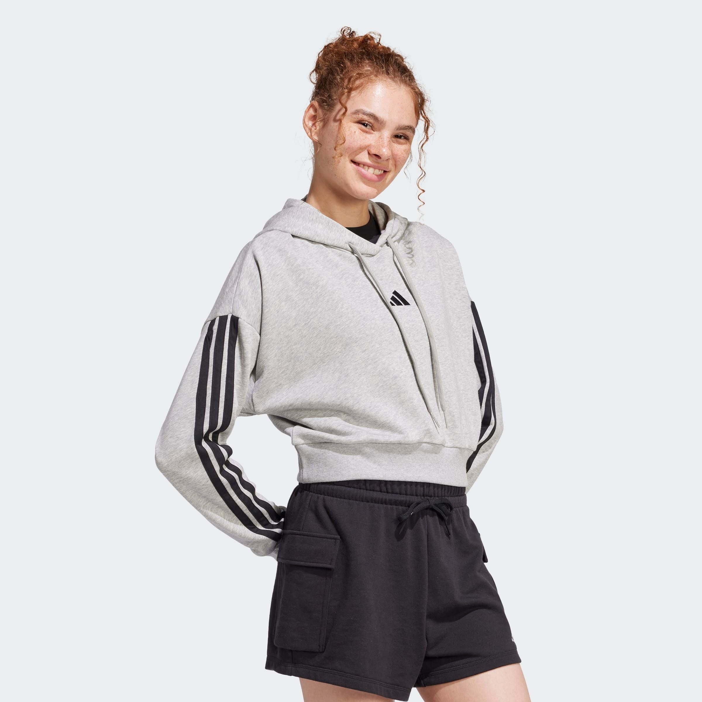 adidas Sportswear Kapuzensweatshirt »W 3S FT CRO HD«
