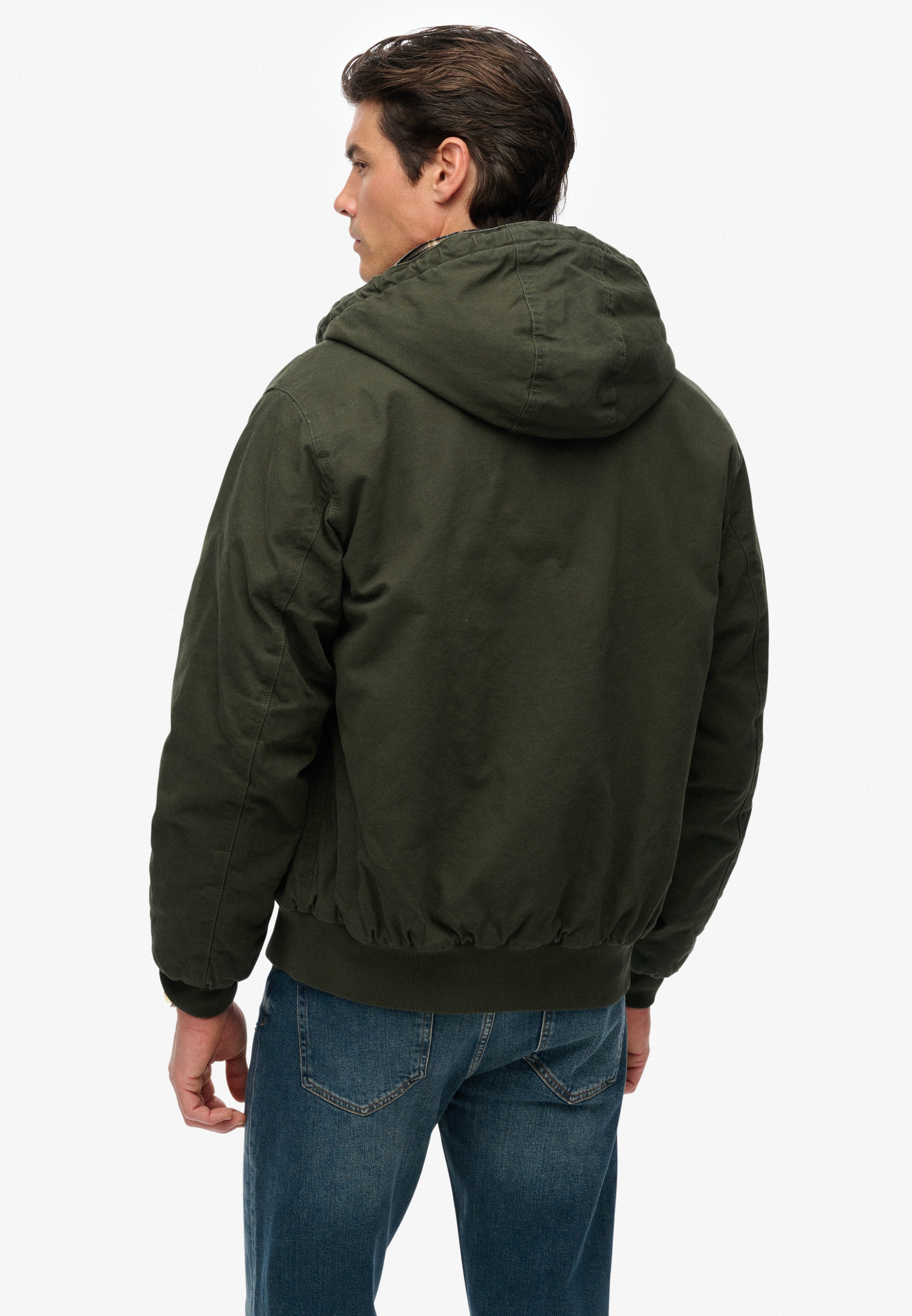 Superdry Parka »CANVAS SURPLUS HOODED JKT«, mit Kapuze