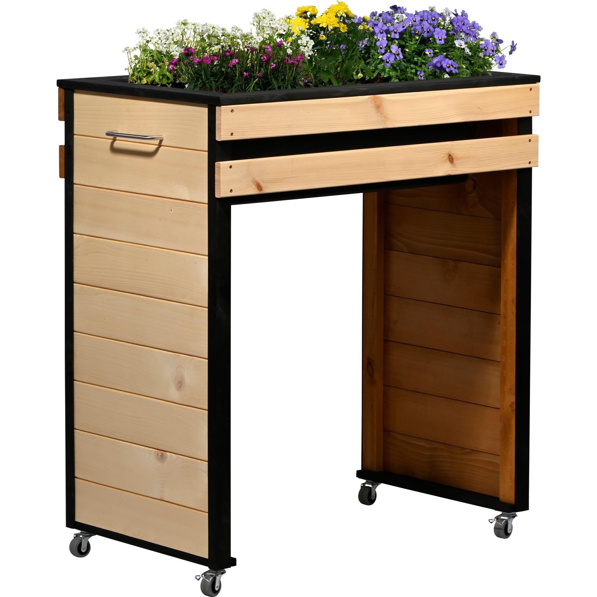 dobar Hochbeet »"Wheely" auf Rollen Gr. M« Das Hochbeet ist ca. 77 x 47 x 88 cm (L x B x H) groß