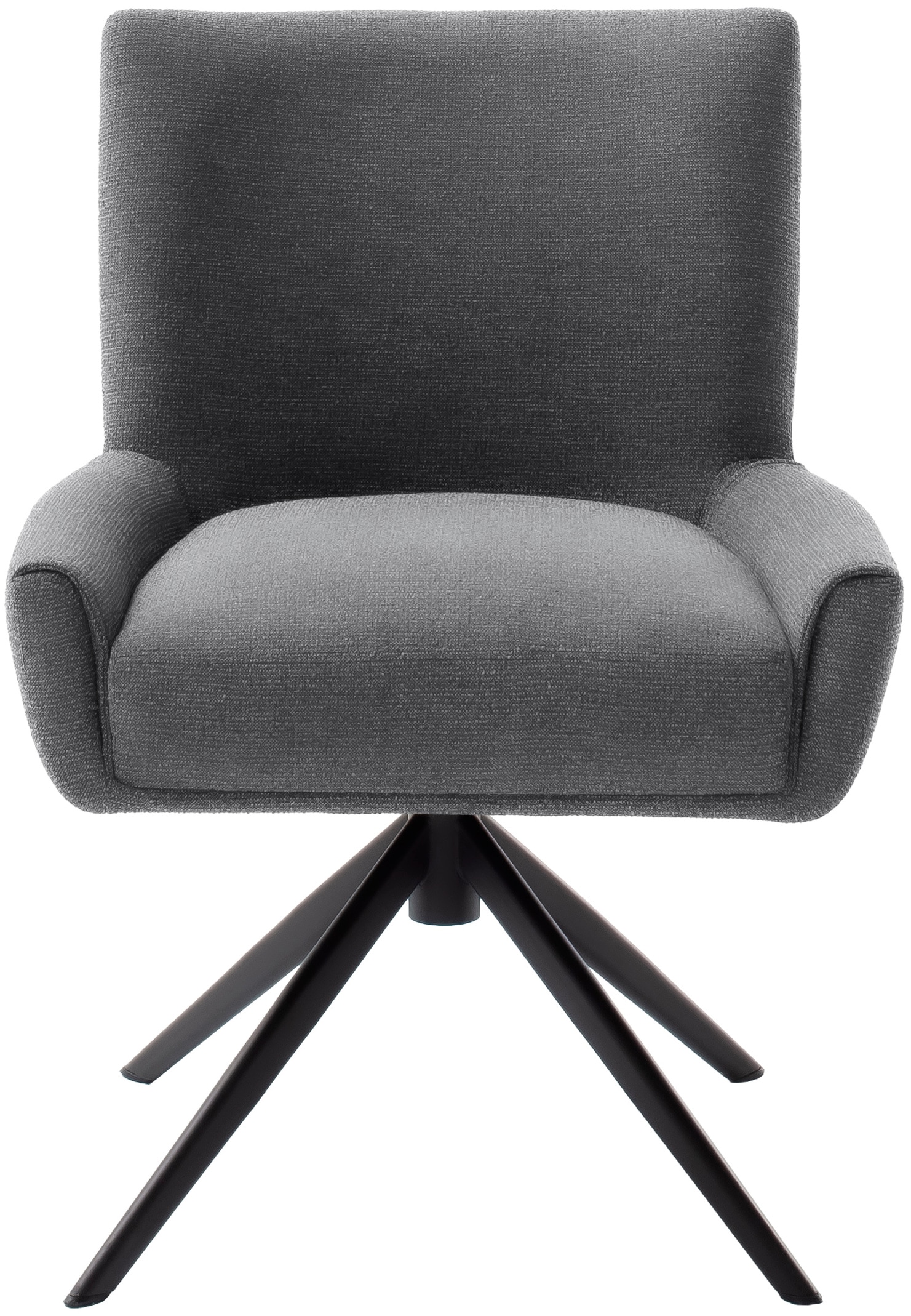 MCA furniture 4-Fußstuhl »WILSON Esszimmerstuhl, Armlehnstuhl, Polsterstuhl, modern«, (Set), 1 St., Flachgewebe, Stuhl, Armlehnenstuhl, drehbar, Taschenfederkern, belastbar 160 kg,XXL